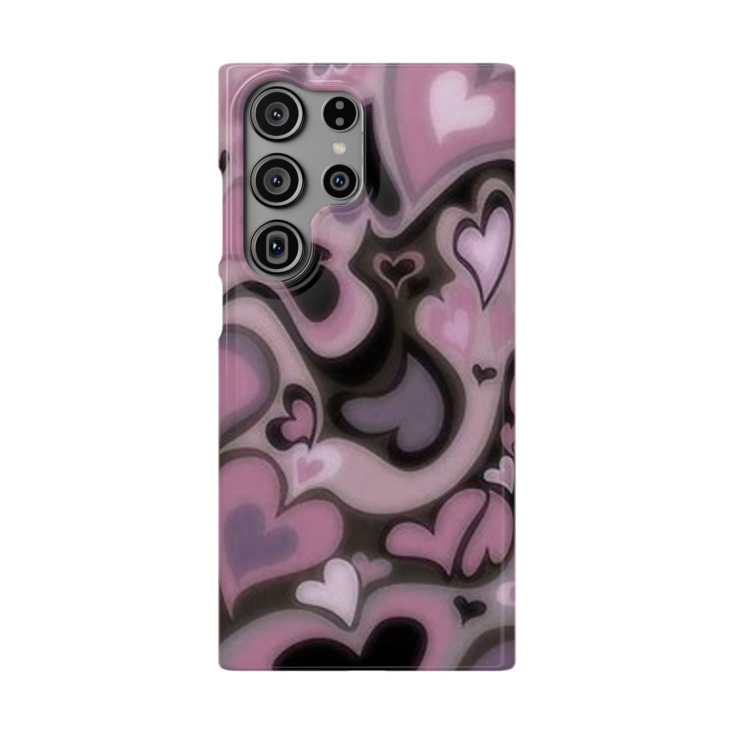 hearts pattern phone case