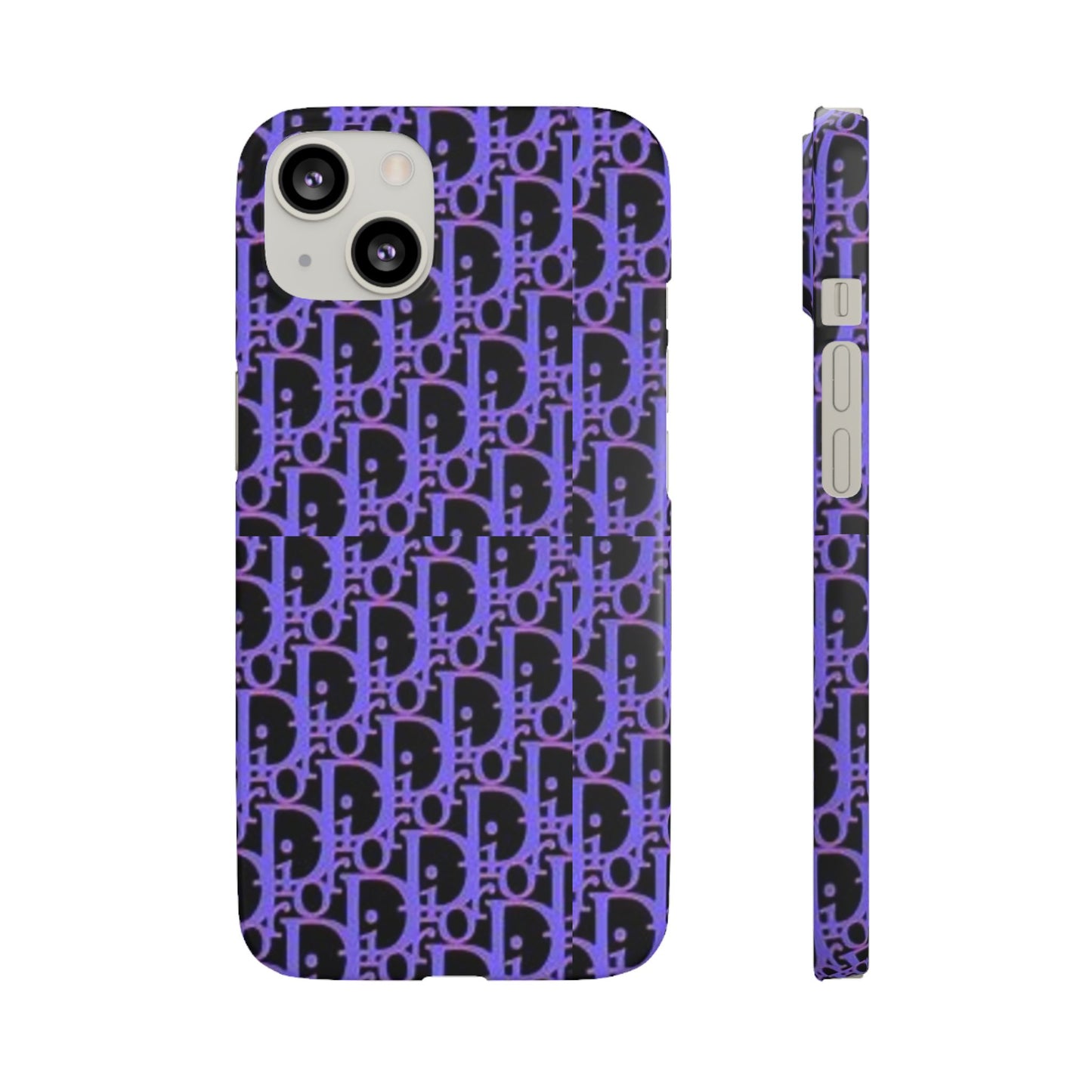 purple DIOR phone case