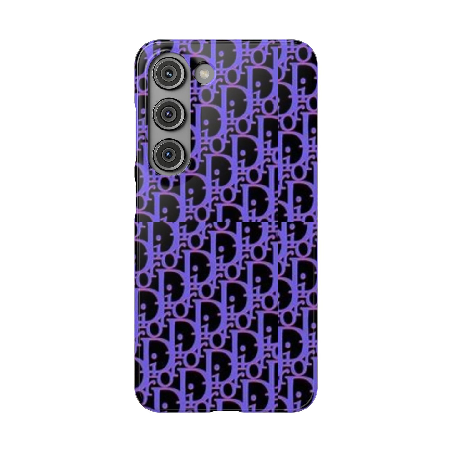 purple DIOR phone case