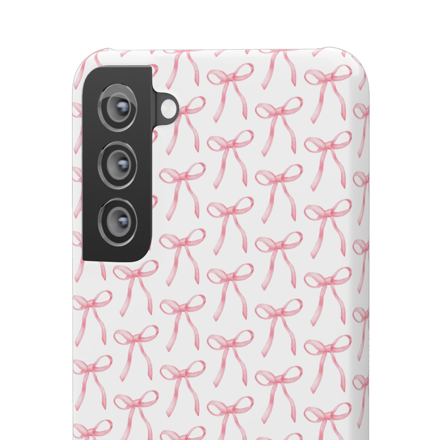 pink bow pattern phone case