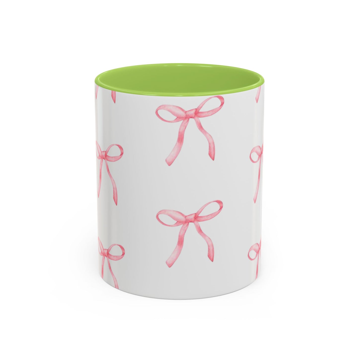 pink bow Accent Coffee Mug (11, 15oz)