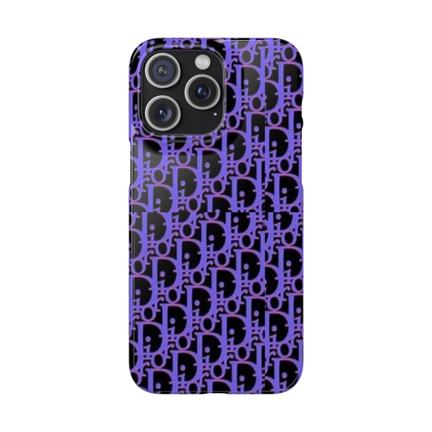 purple DIOR phone case