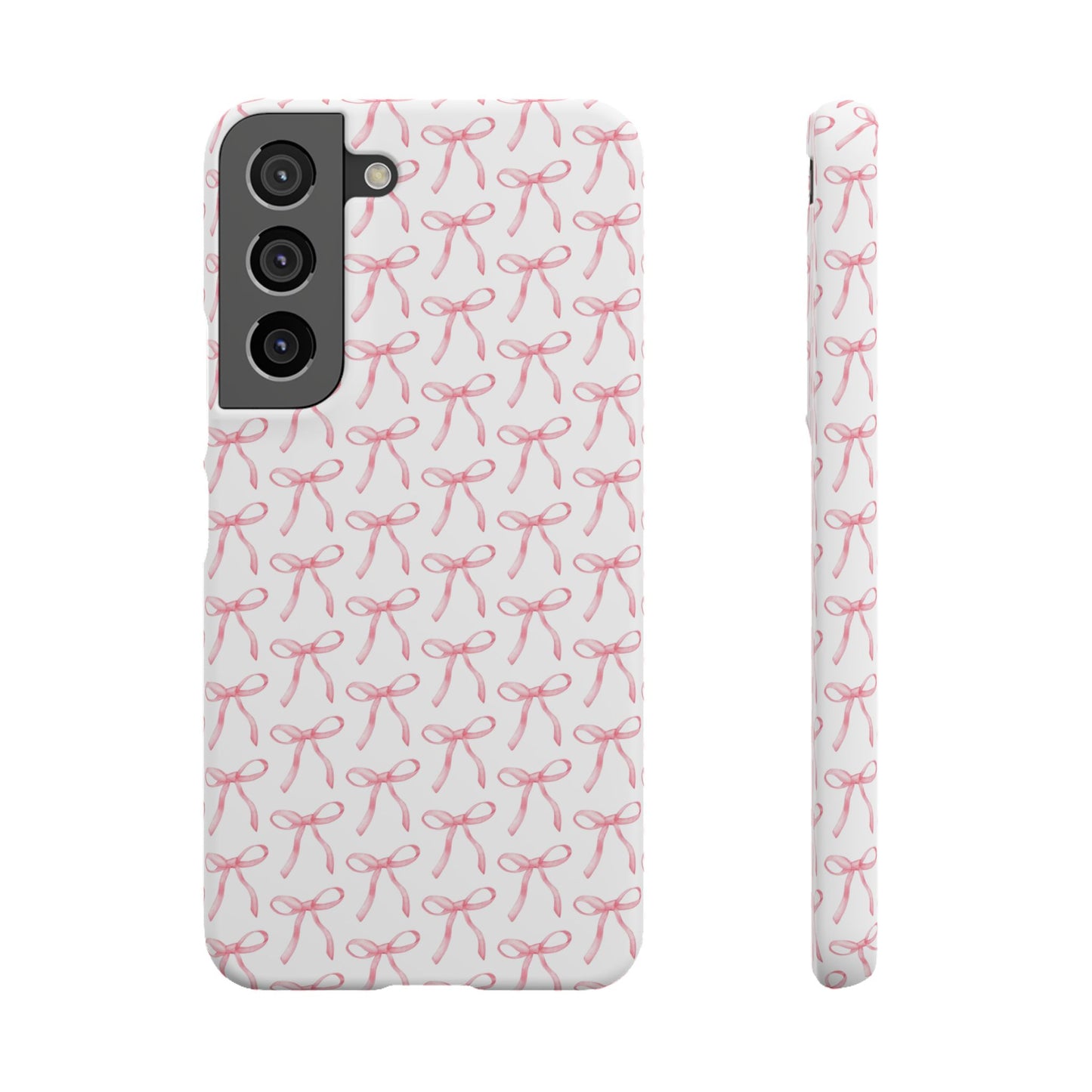 pink bow pattern phone case