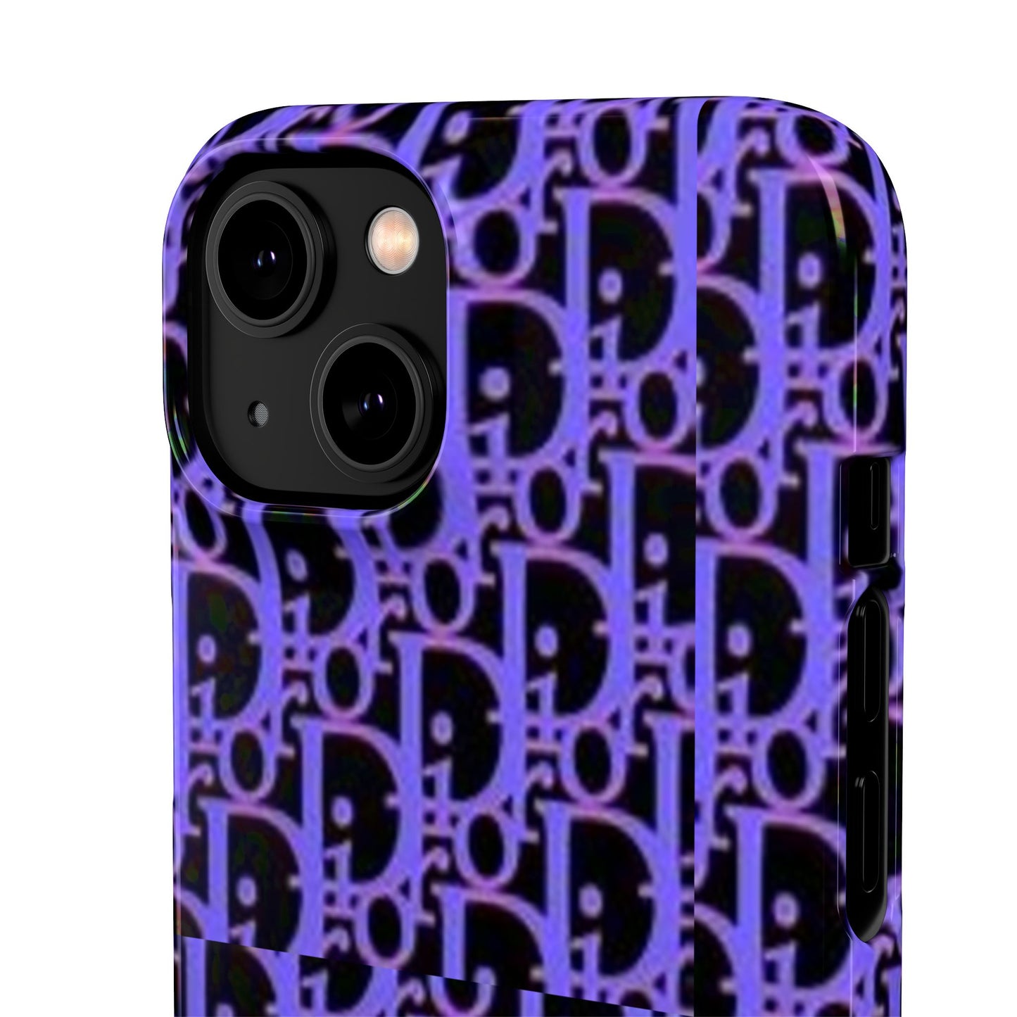 purple DIOR phone case