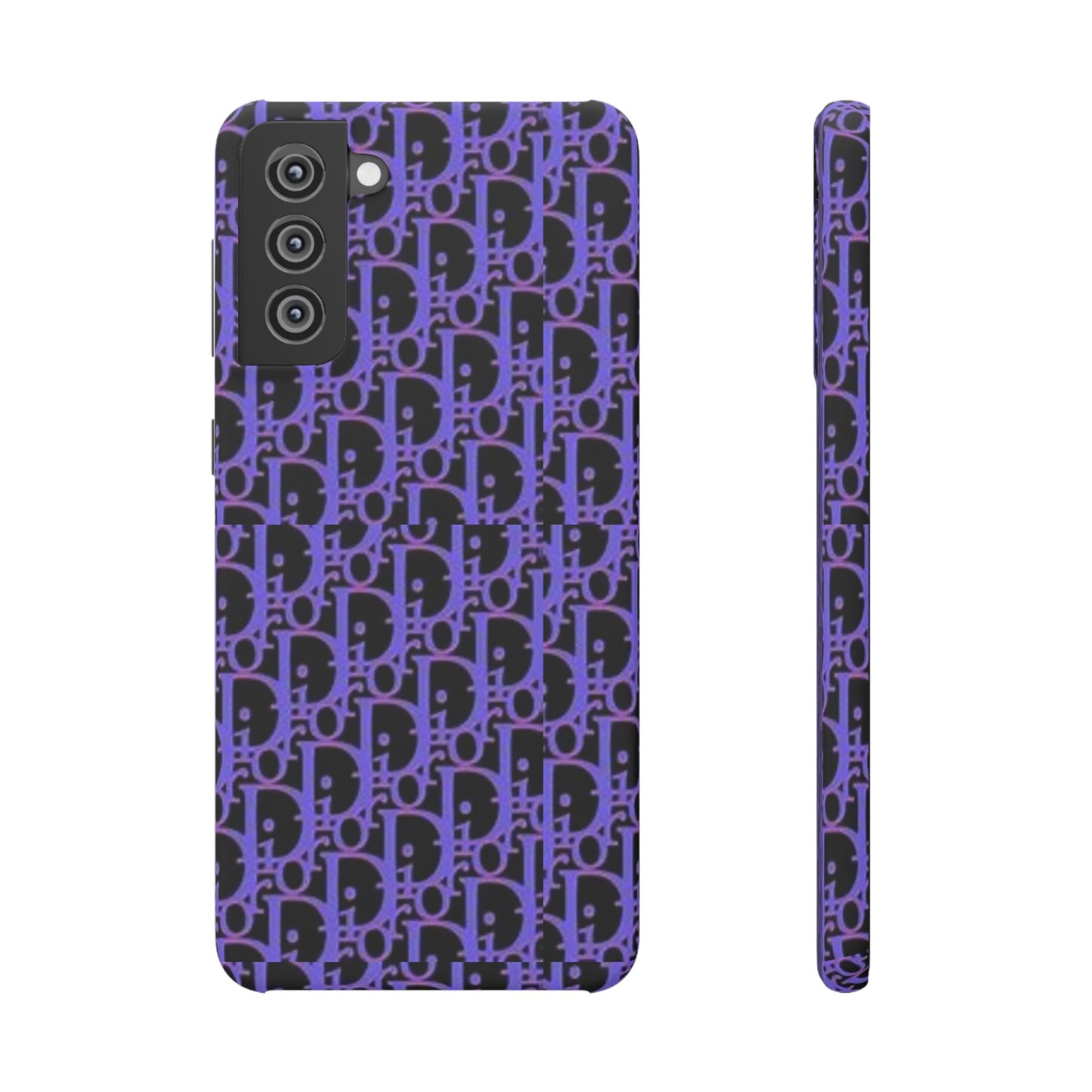 purple DIOR phone case