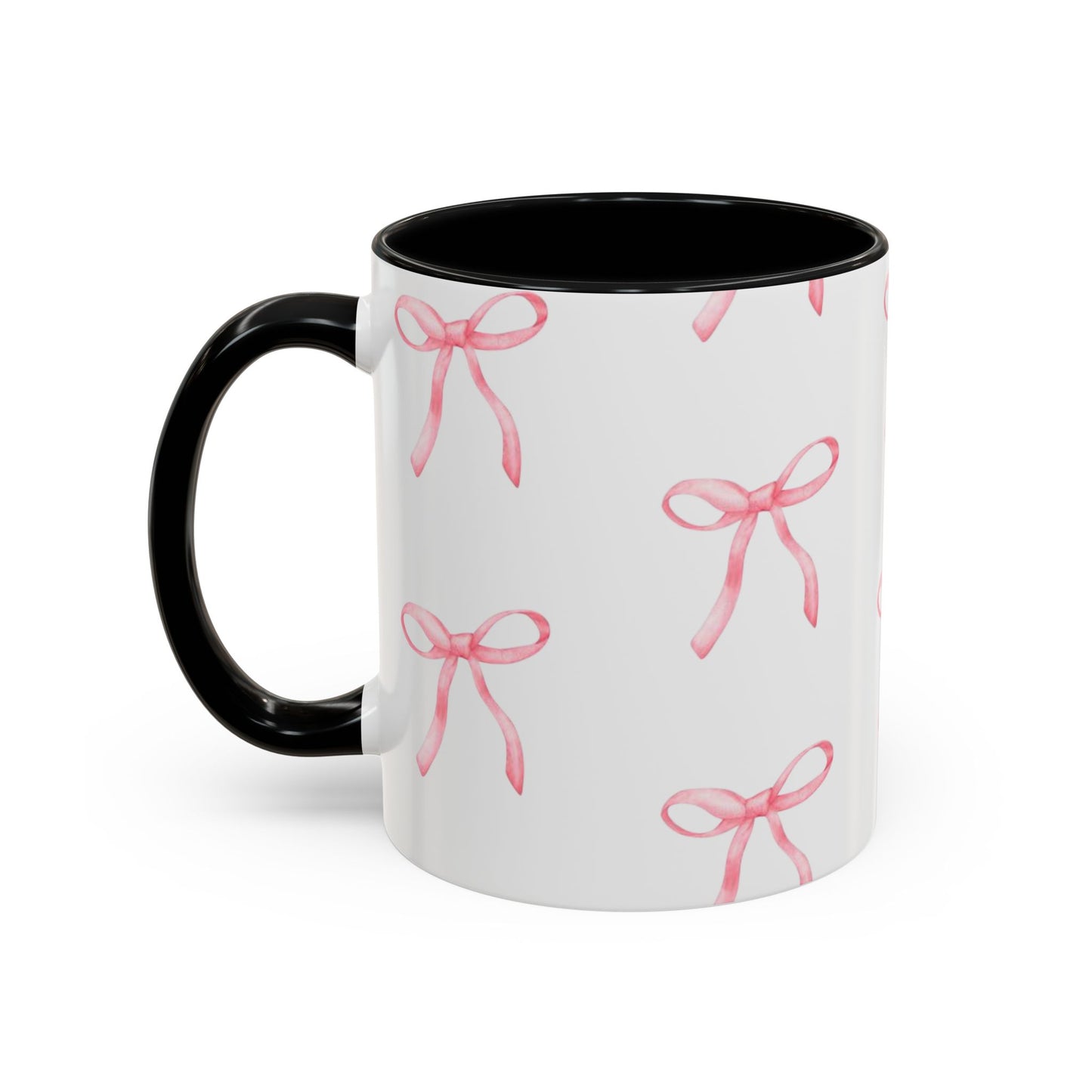 pink bow Accent Coffee Mug (11, 15oz)