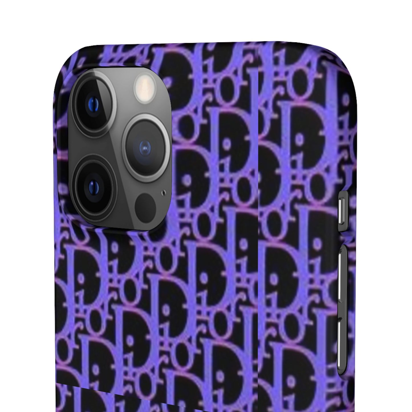 purple DIOR phone case