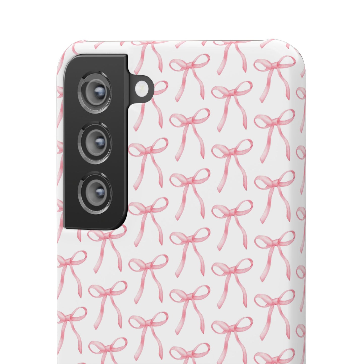 pink bow pattern phone case