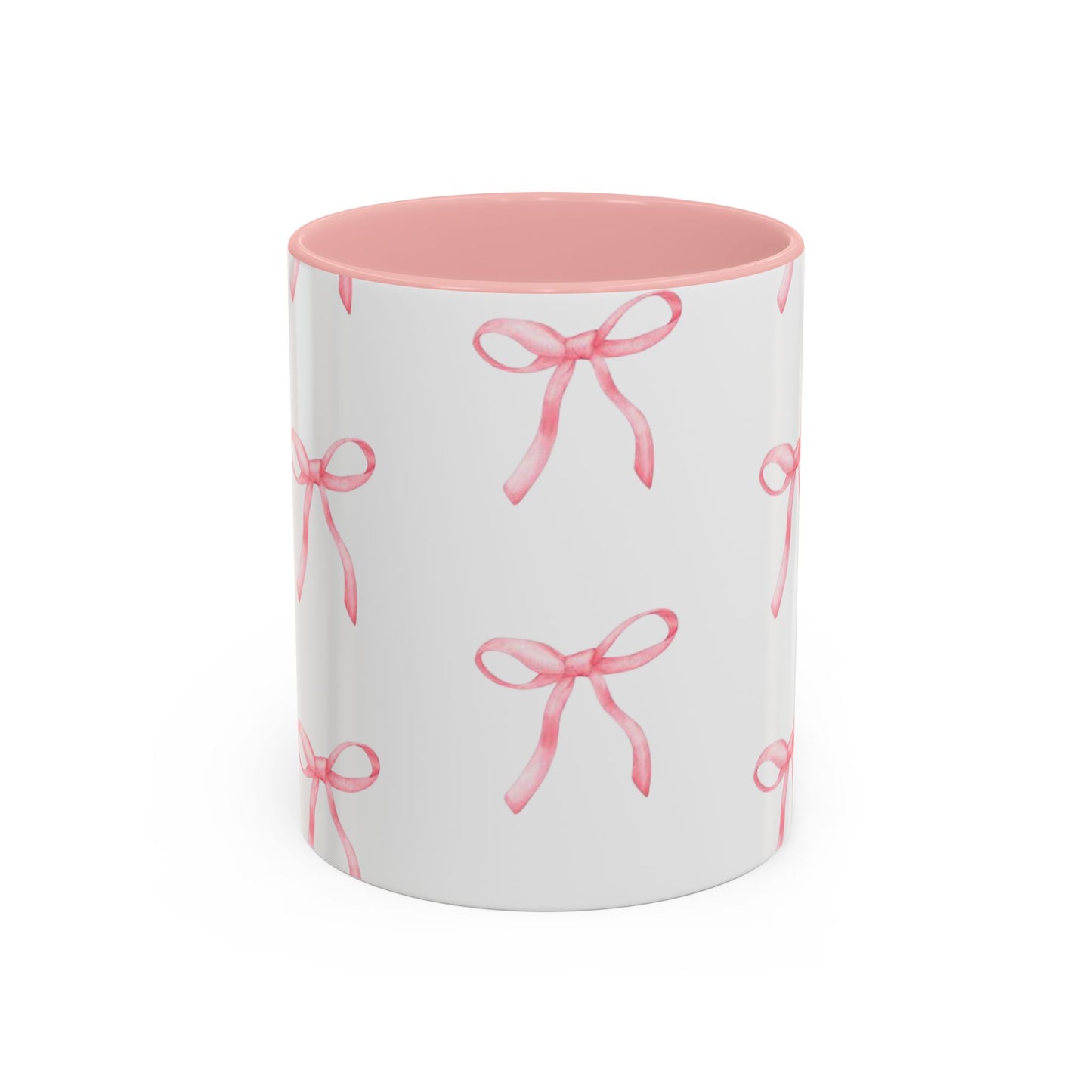 pink bow Accent Coffee Mug (11, 15oz)