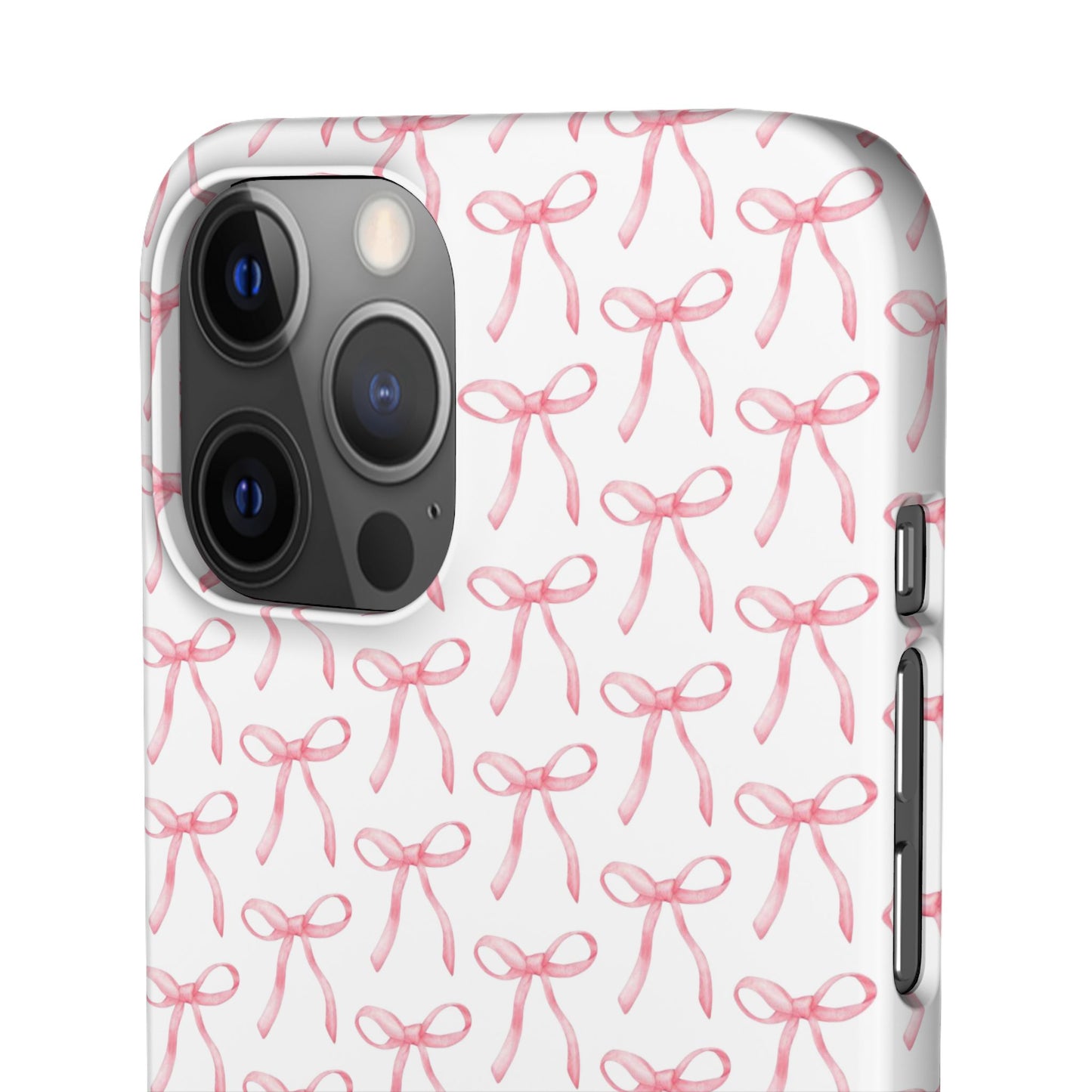 pink bow pattern phone case