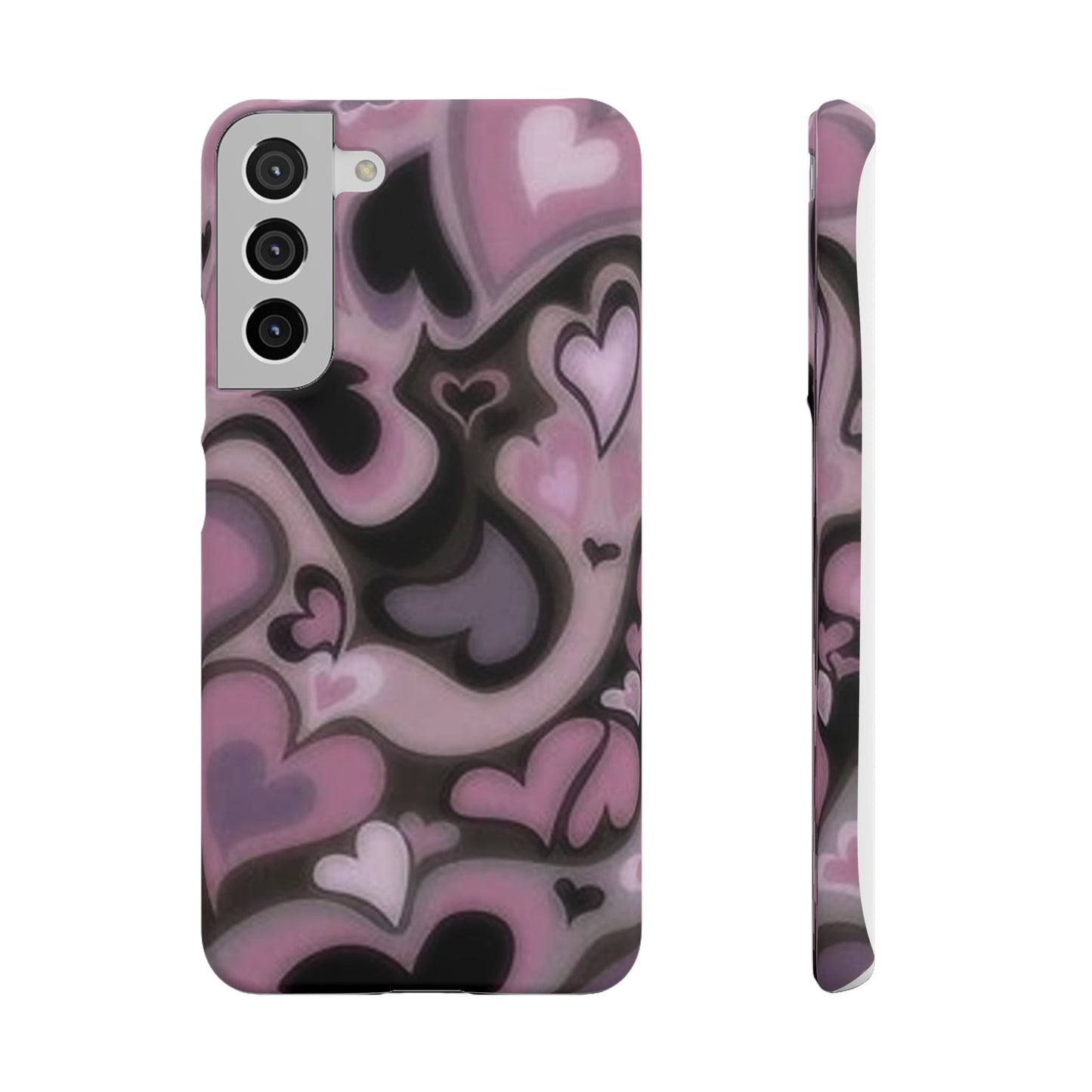 hearts pattern phone case