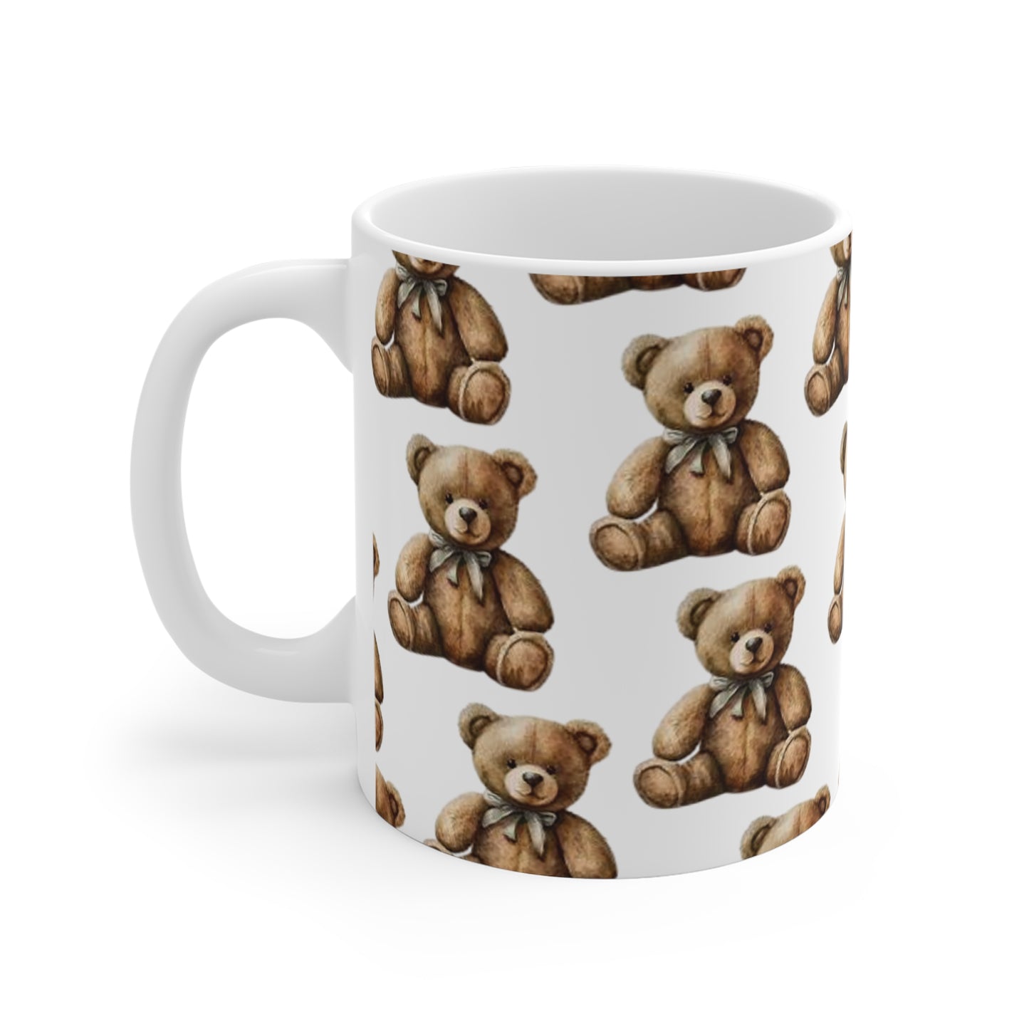 vintage teddy bear mug