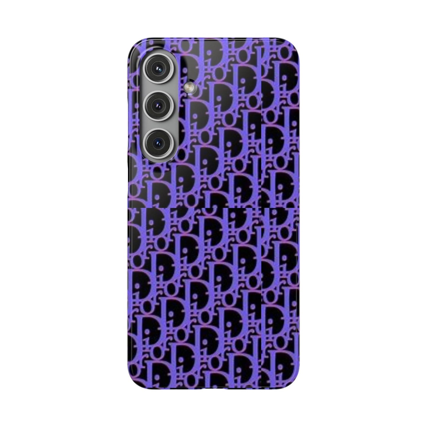 purple DIOR phone case