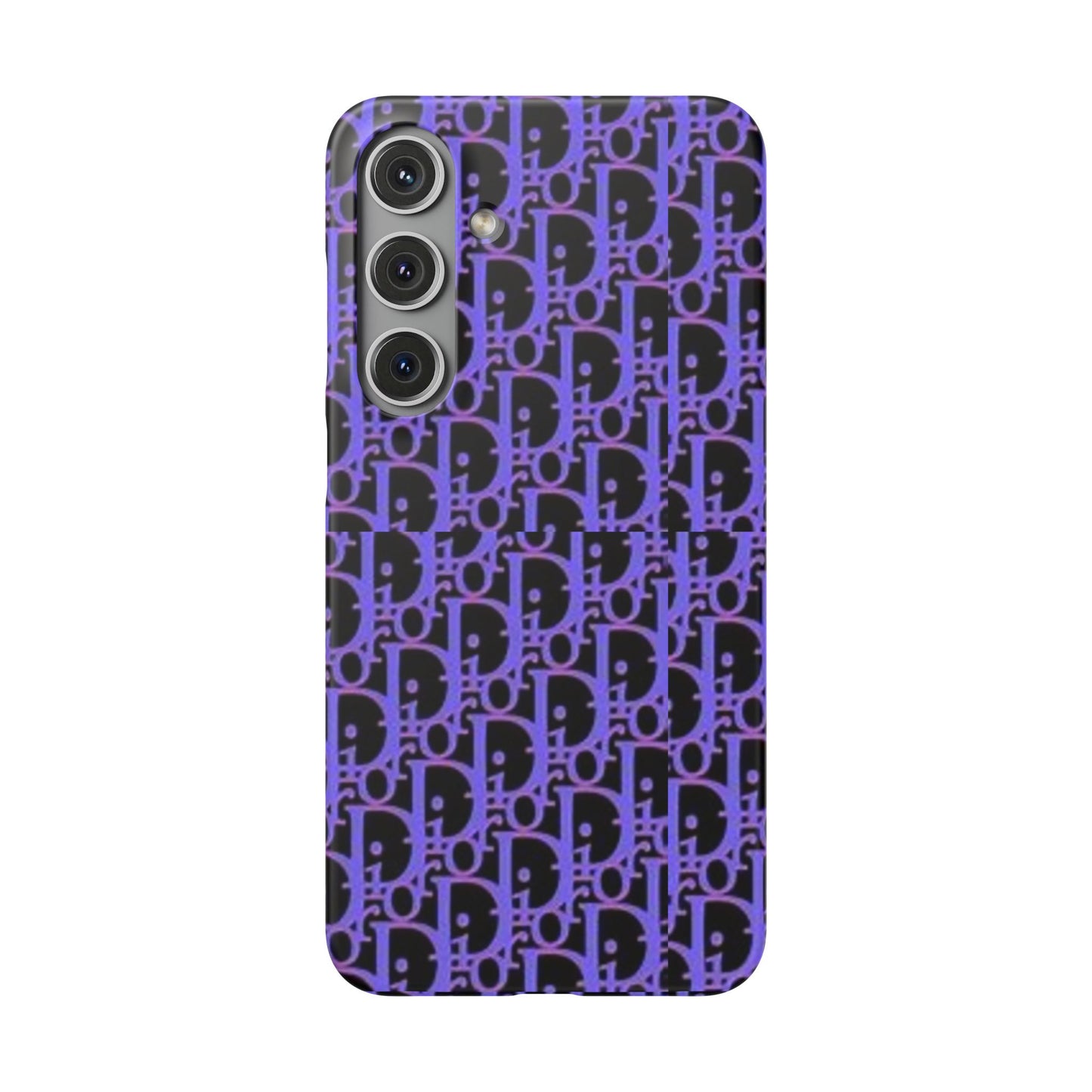 purple DIOR phone case