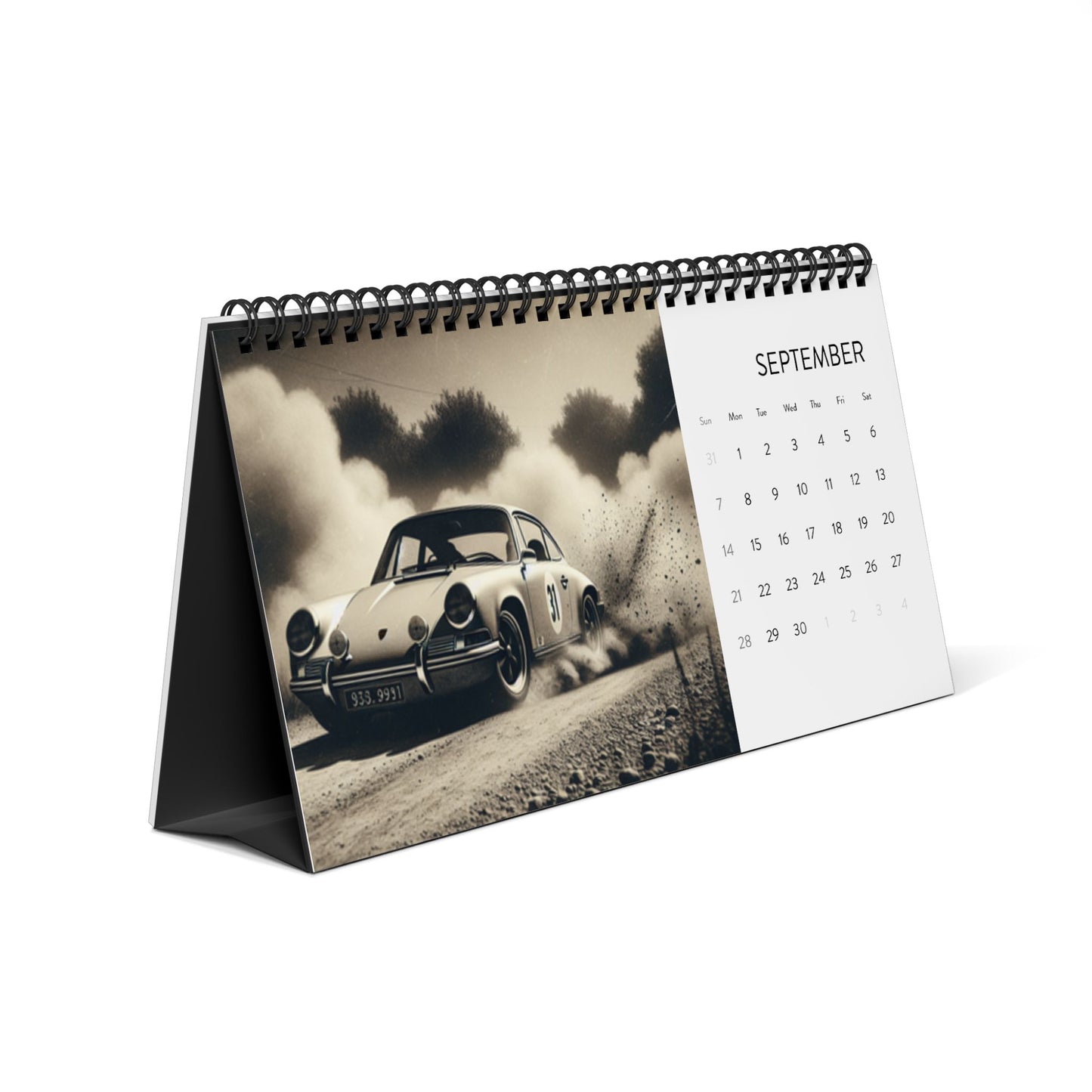 Desktop Calendar (2025 grid)