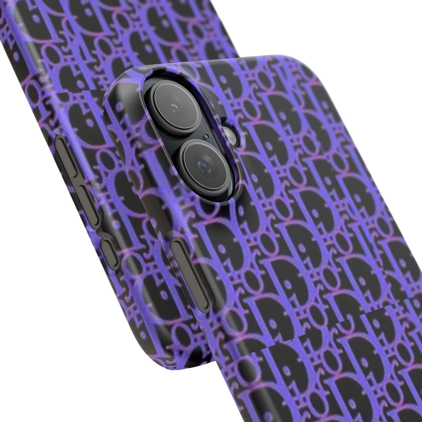 purple DIOR phone case