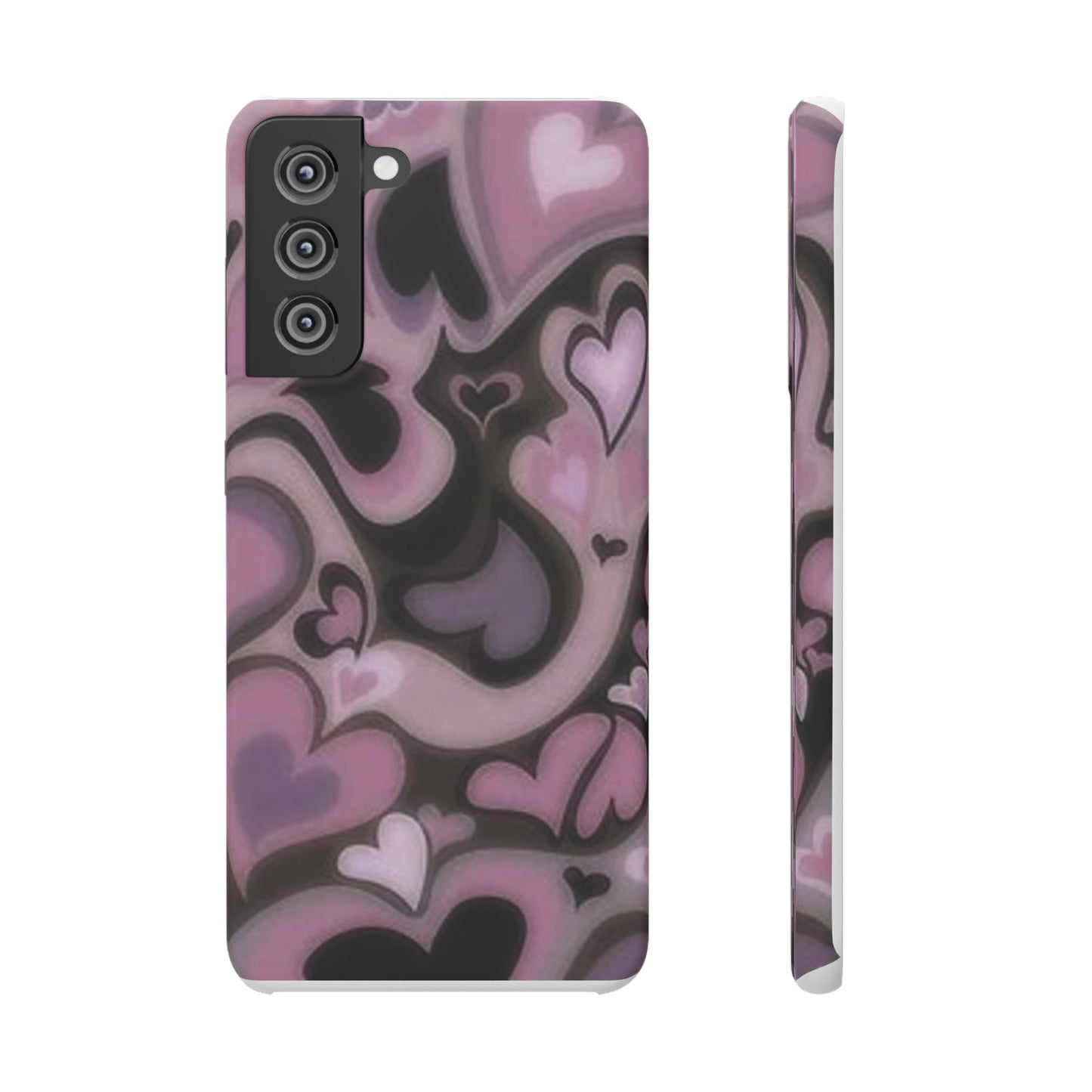 hearts pattern phone case