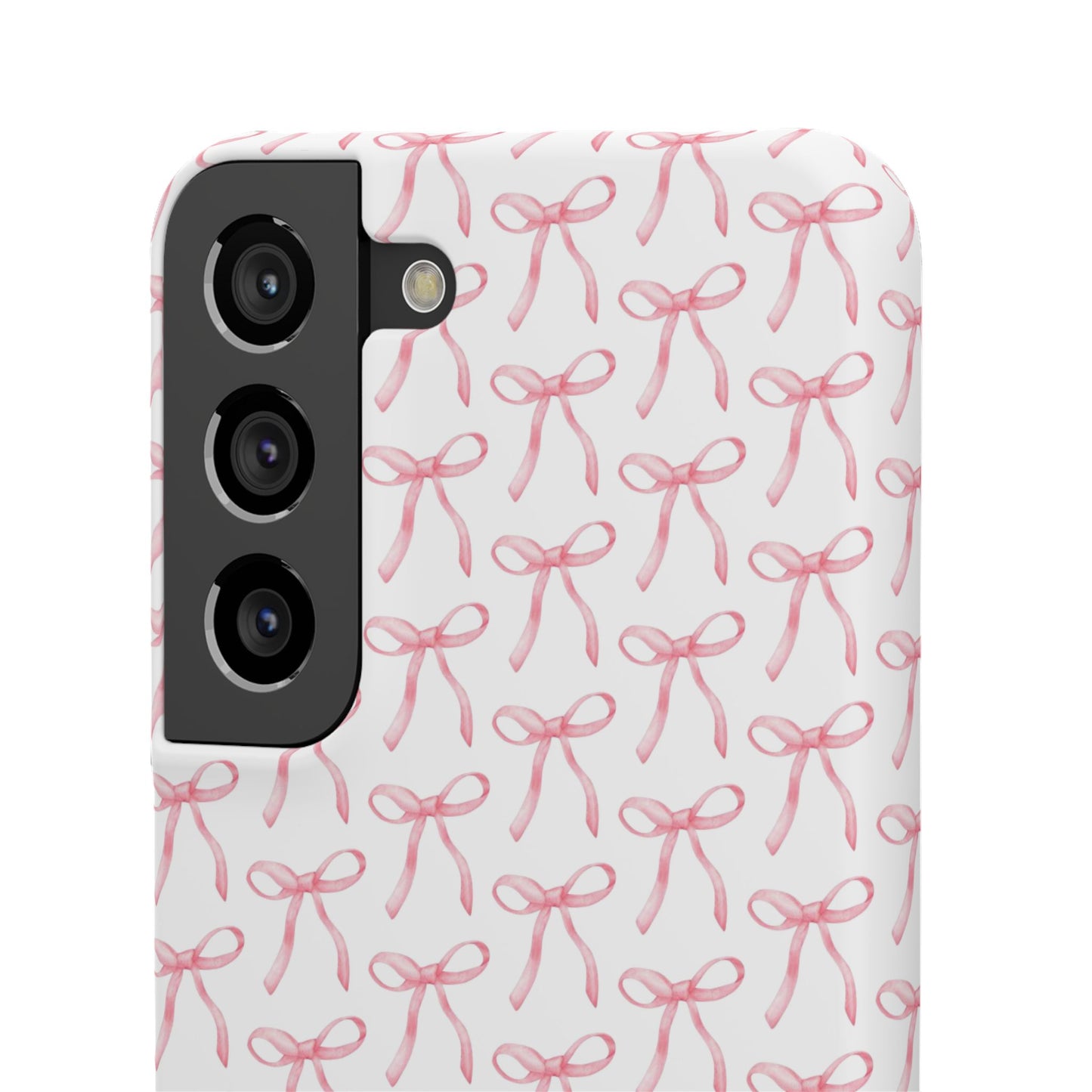 pink bow pattern phone case