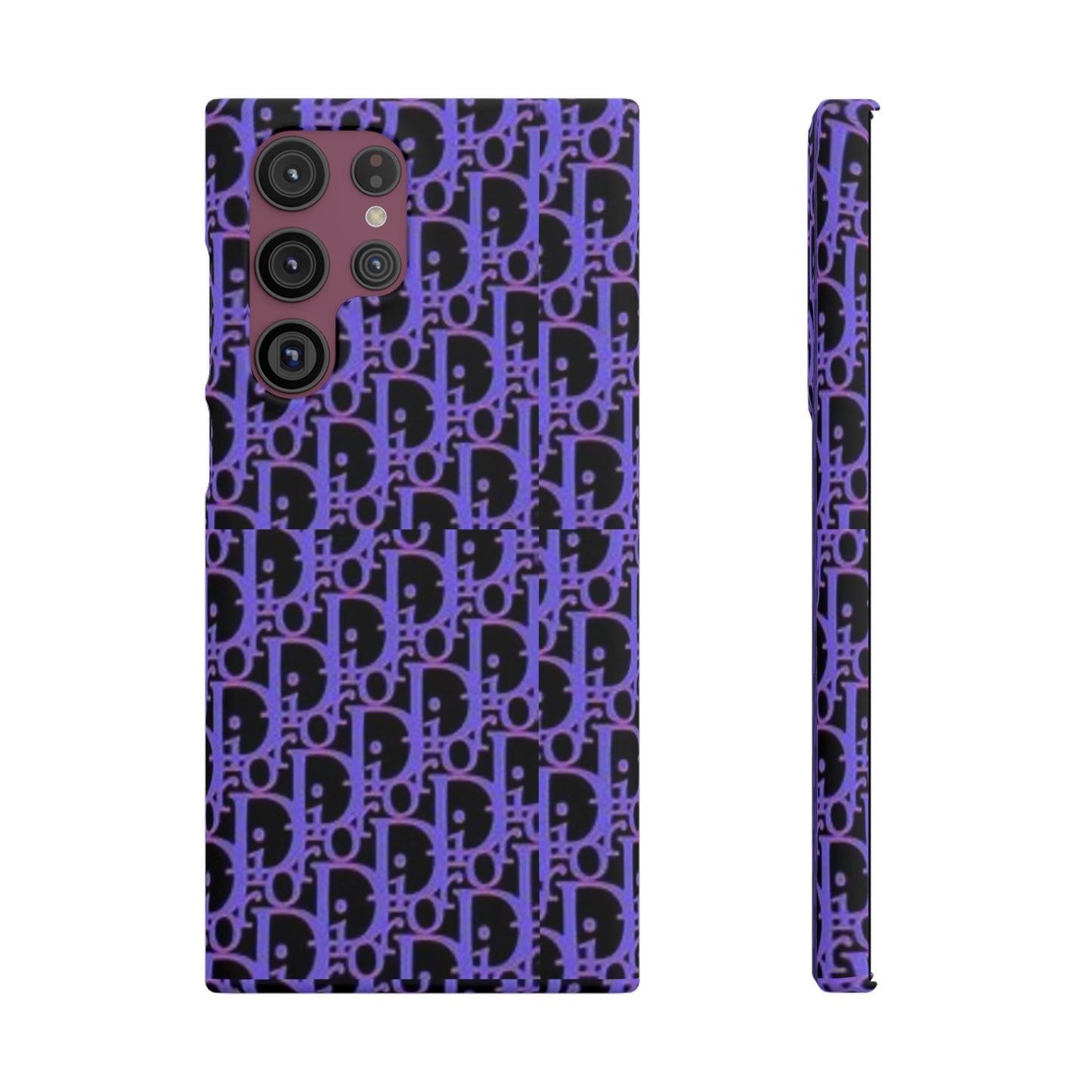 purple DIOR phone case