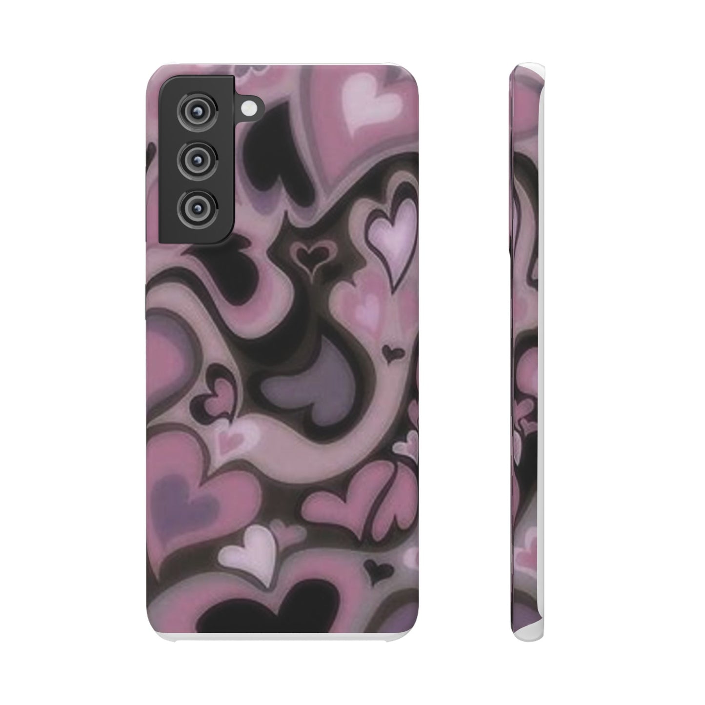 hearts pattern phone case