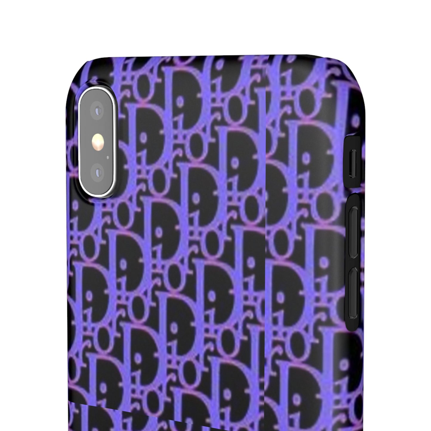 purple DIOR phone case