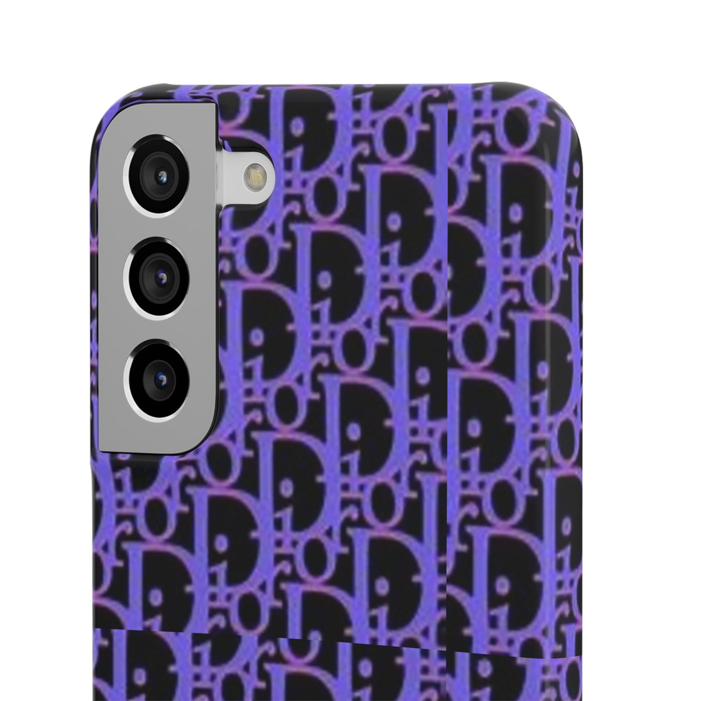 purple DIOR phone case