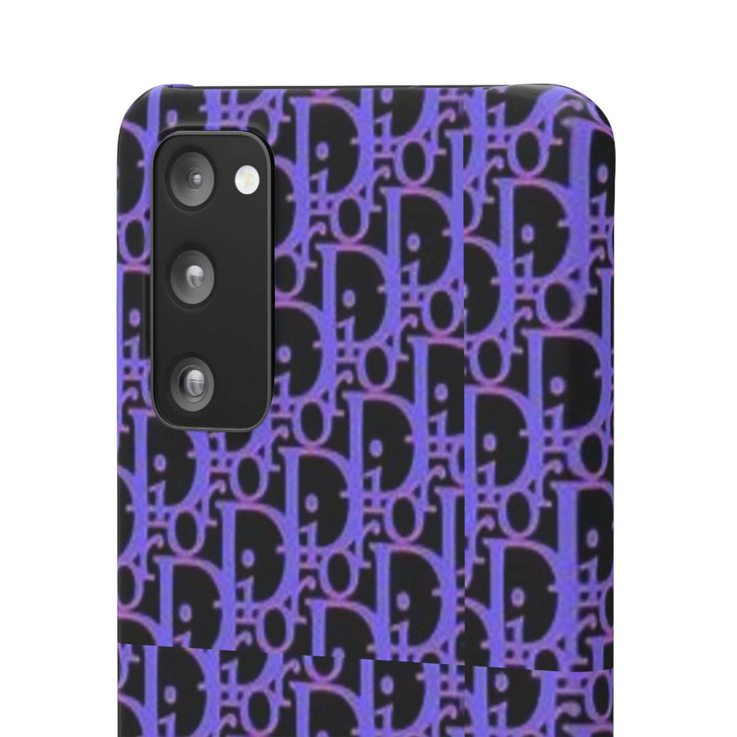 purple DIOR phone case