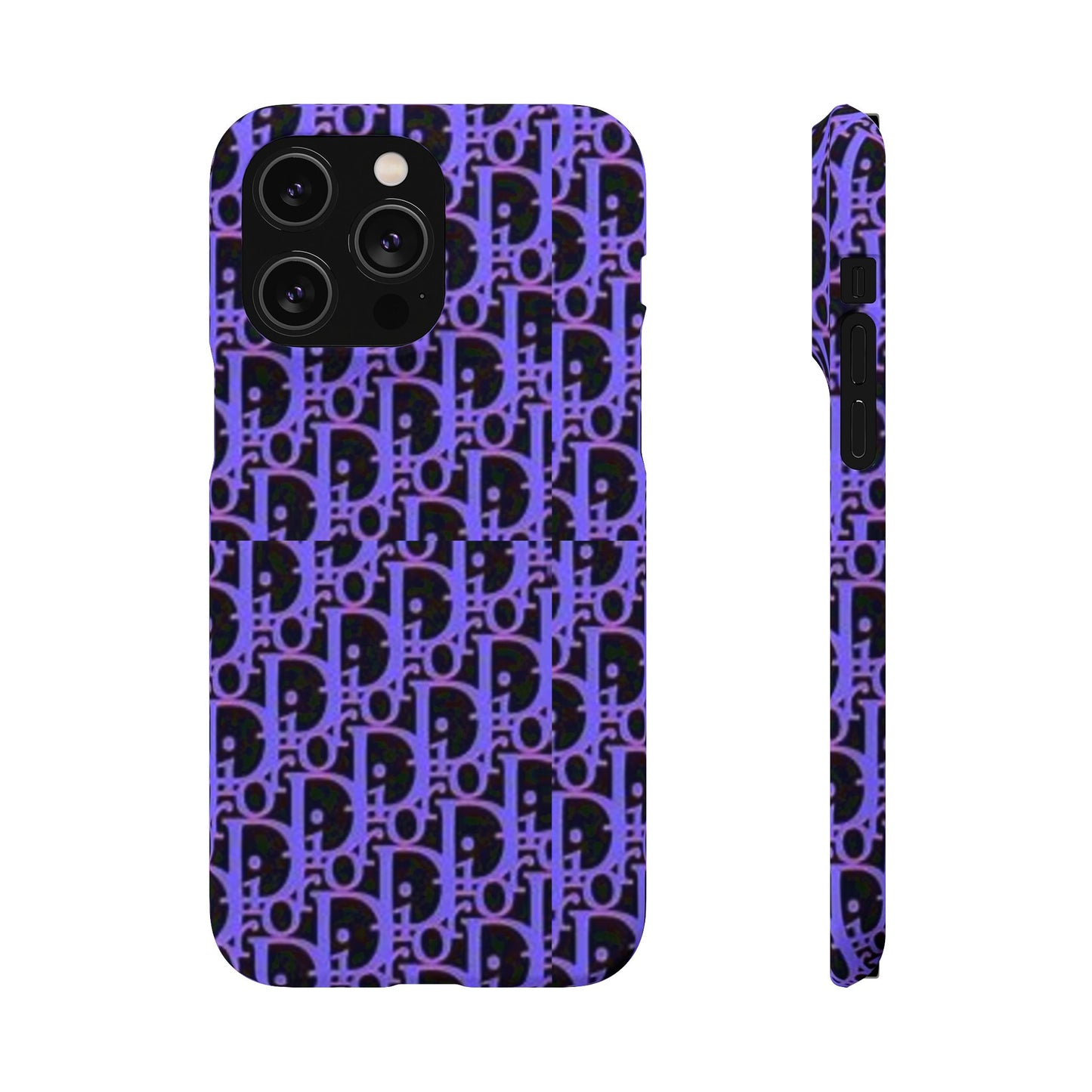 purple DIOR phone case