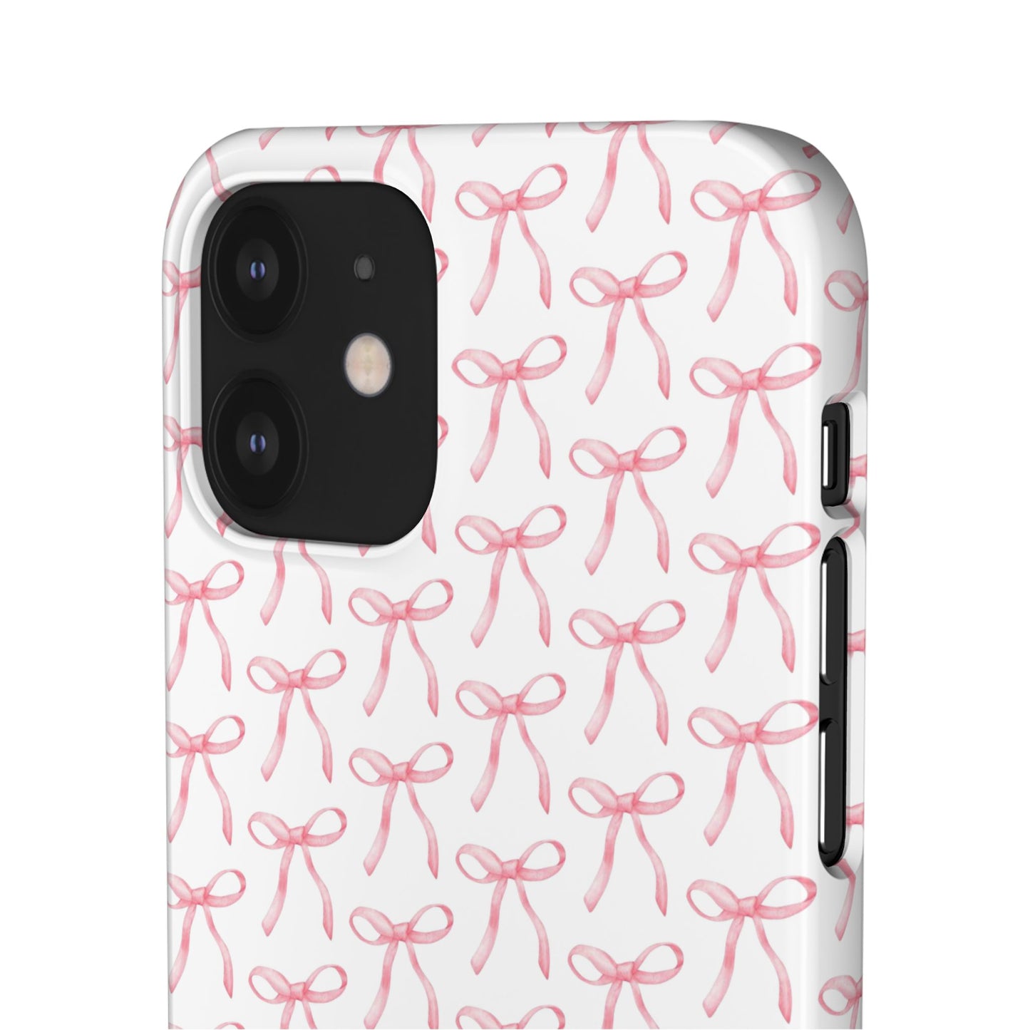 pink bow pattern phone case