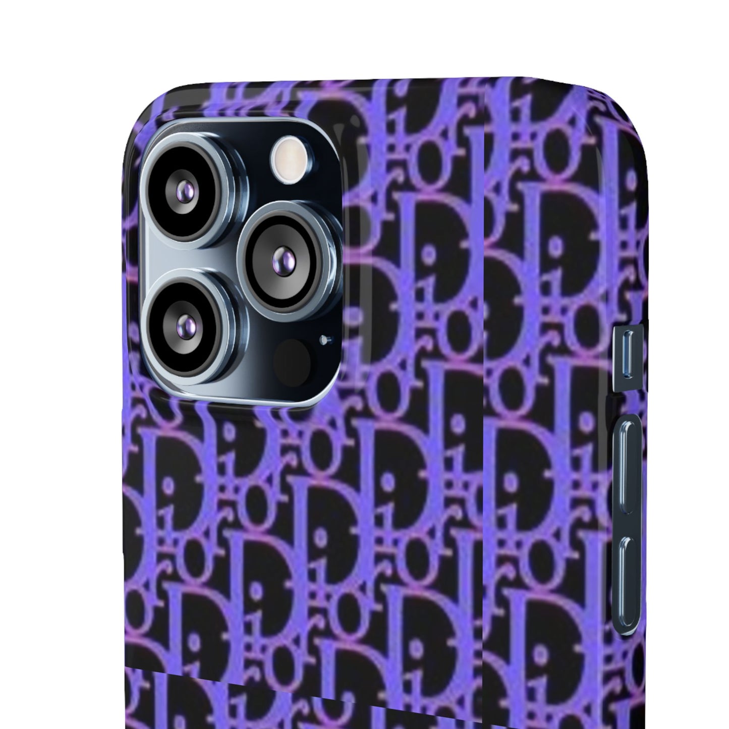 purple DIOR phone case