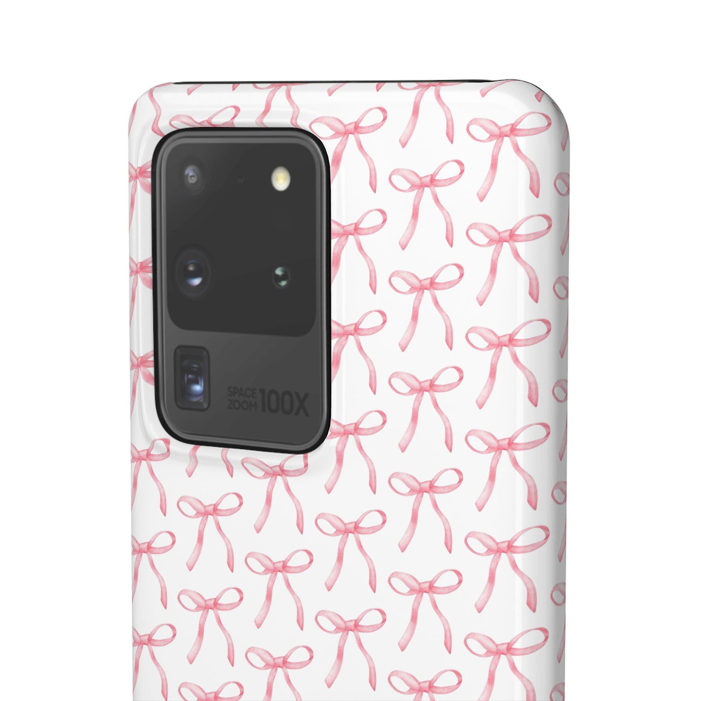 pink bow pattern phone case