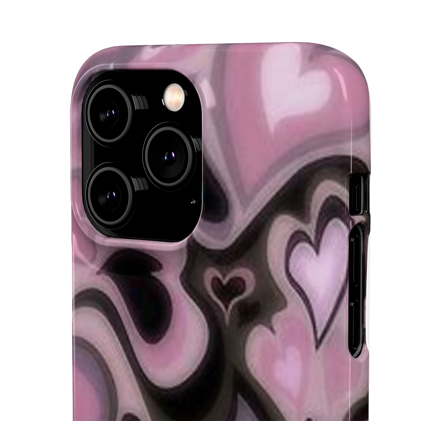 hearts pattern phone case