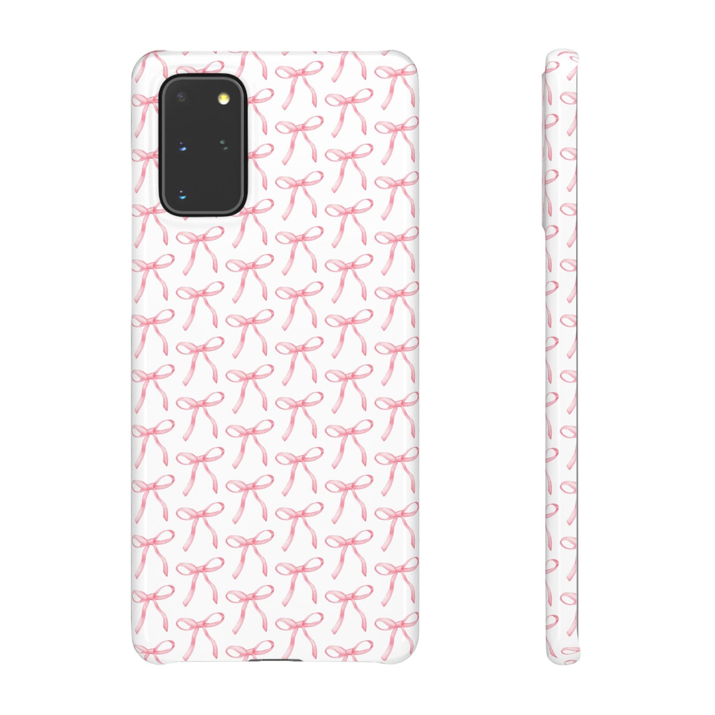 pink bow pattern phone case