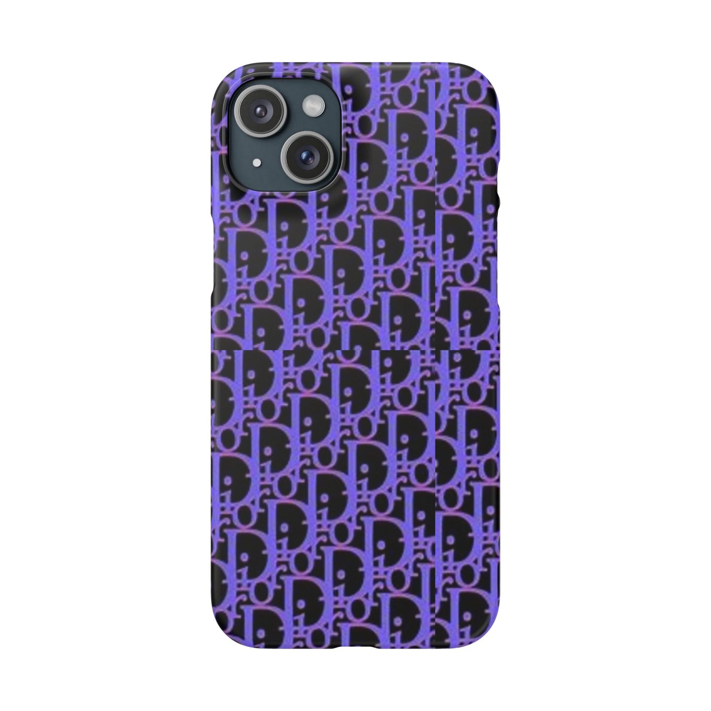 purple DIOR phone case