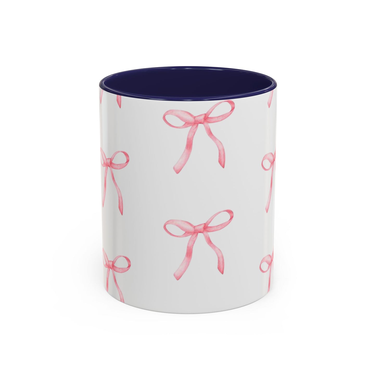 pink bow Accent Coffee Mug (11, 15oz)