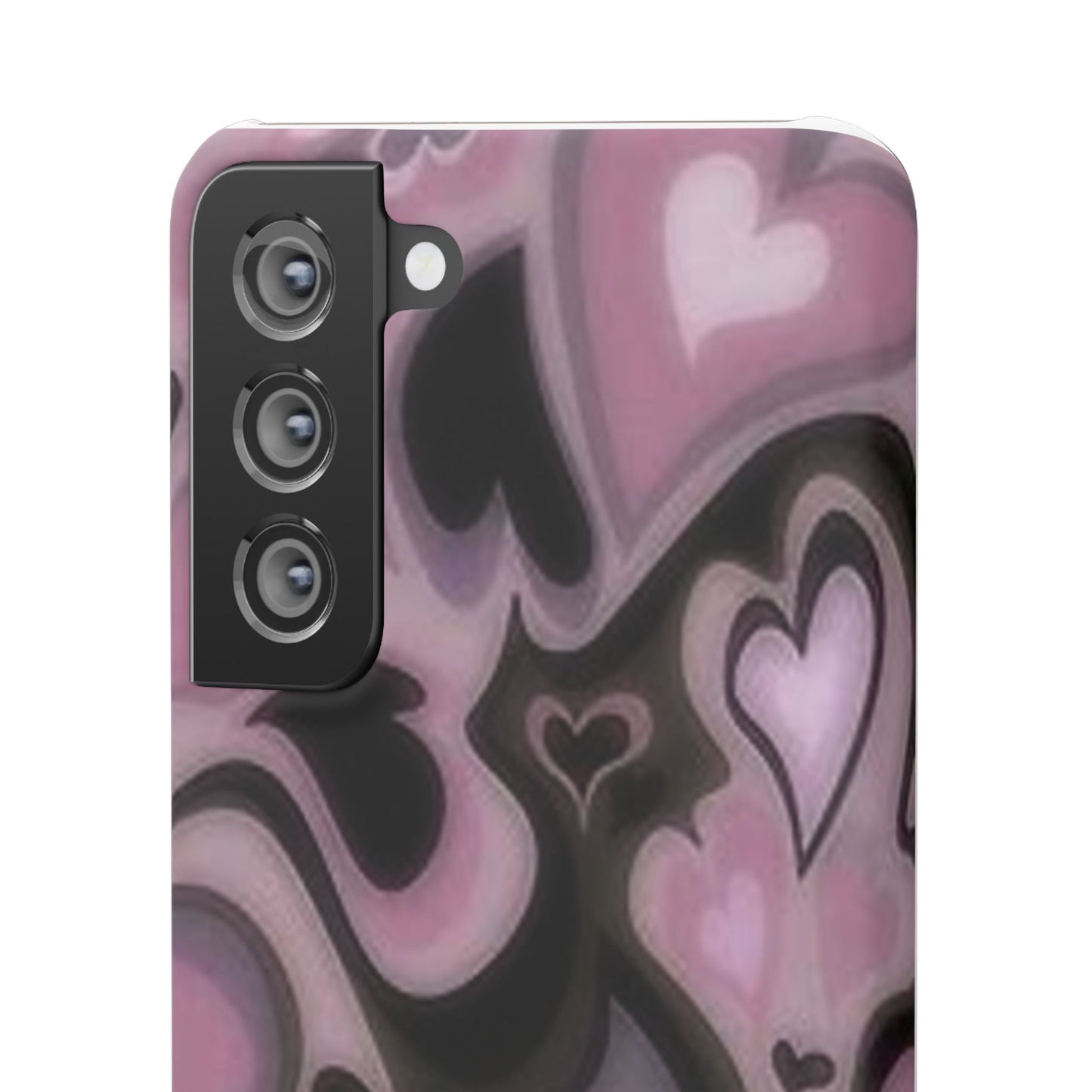 hearts pattern phone case