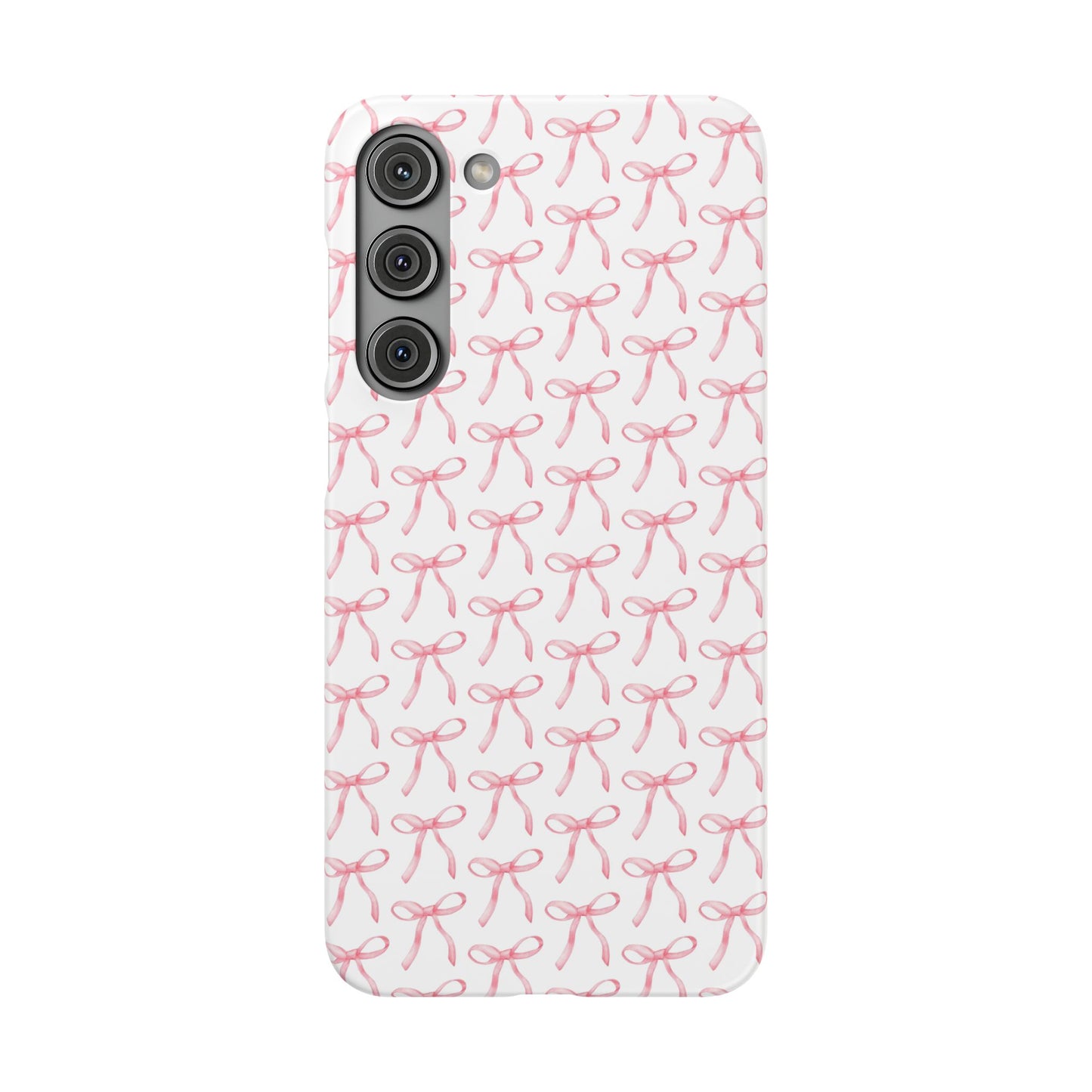 pink bow pattern phone case