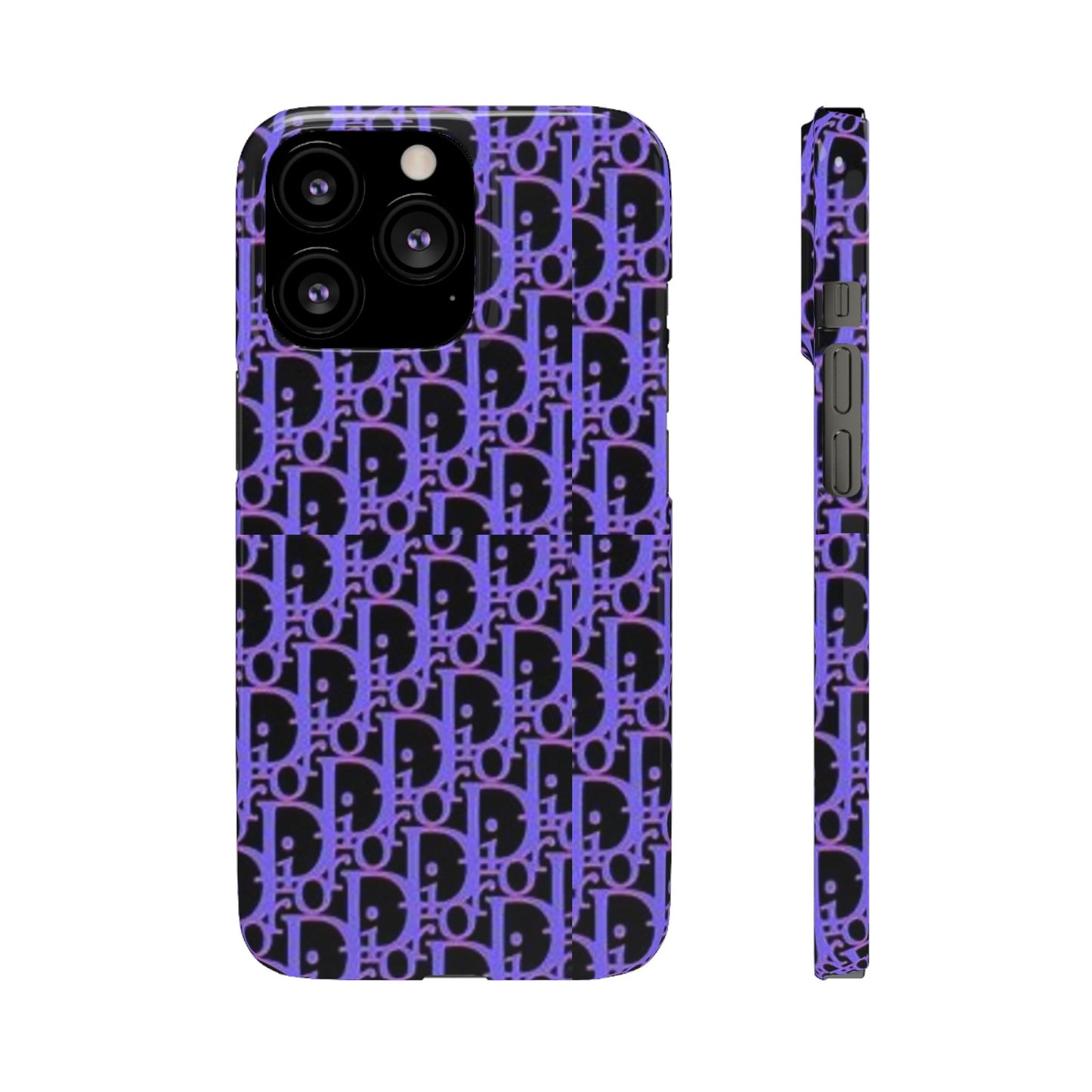 purple DIOR phone case