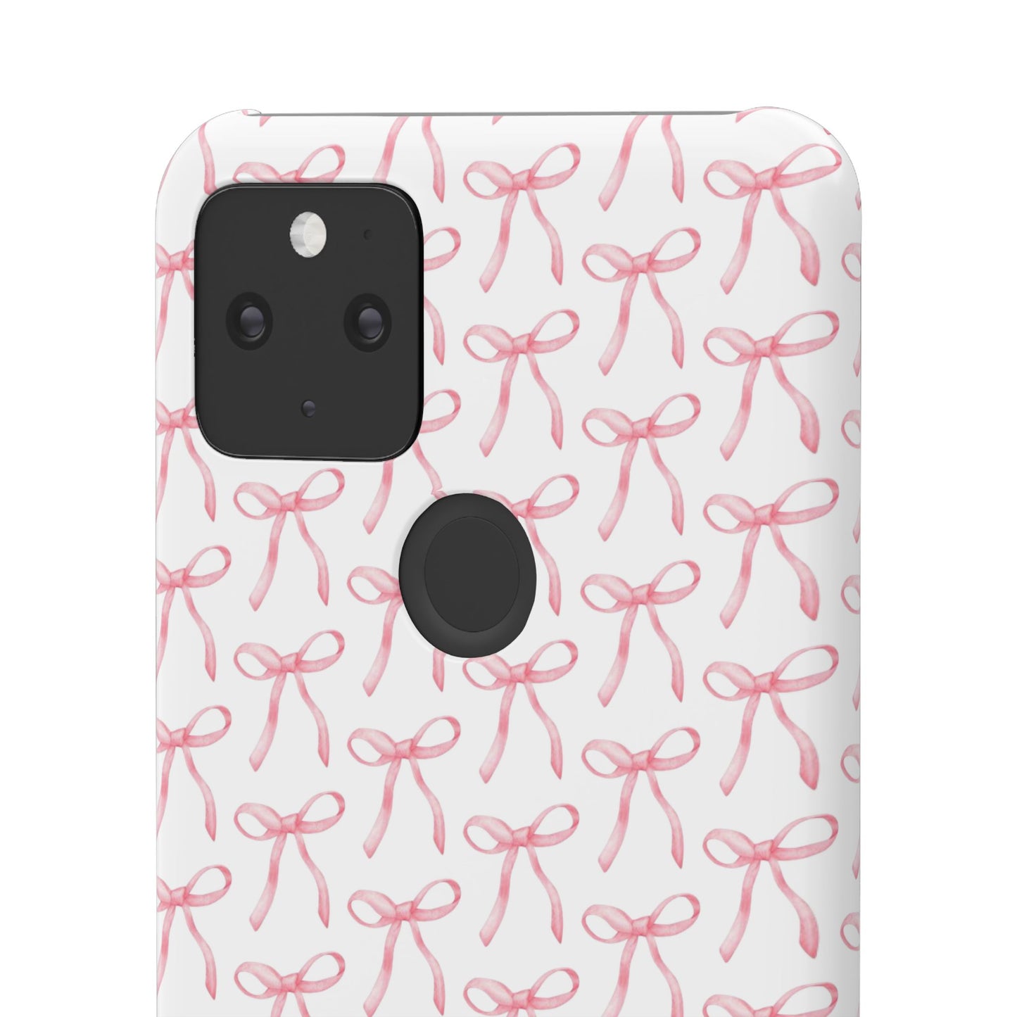 pink bow pattern phone case