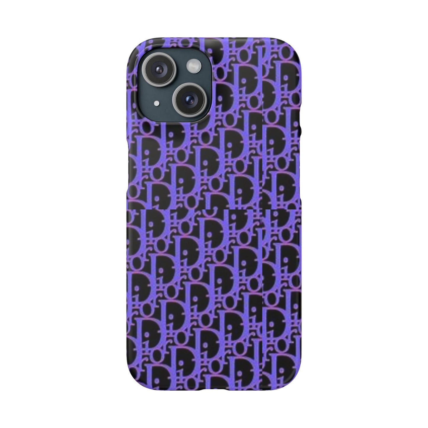 purple DIOR phone case