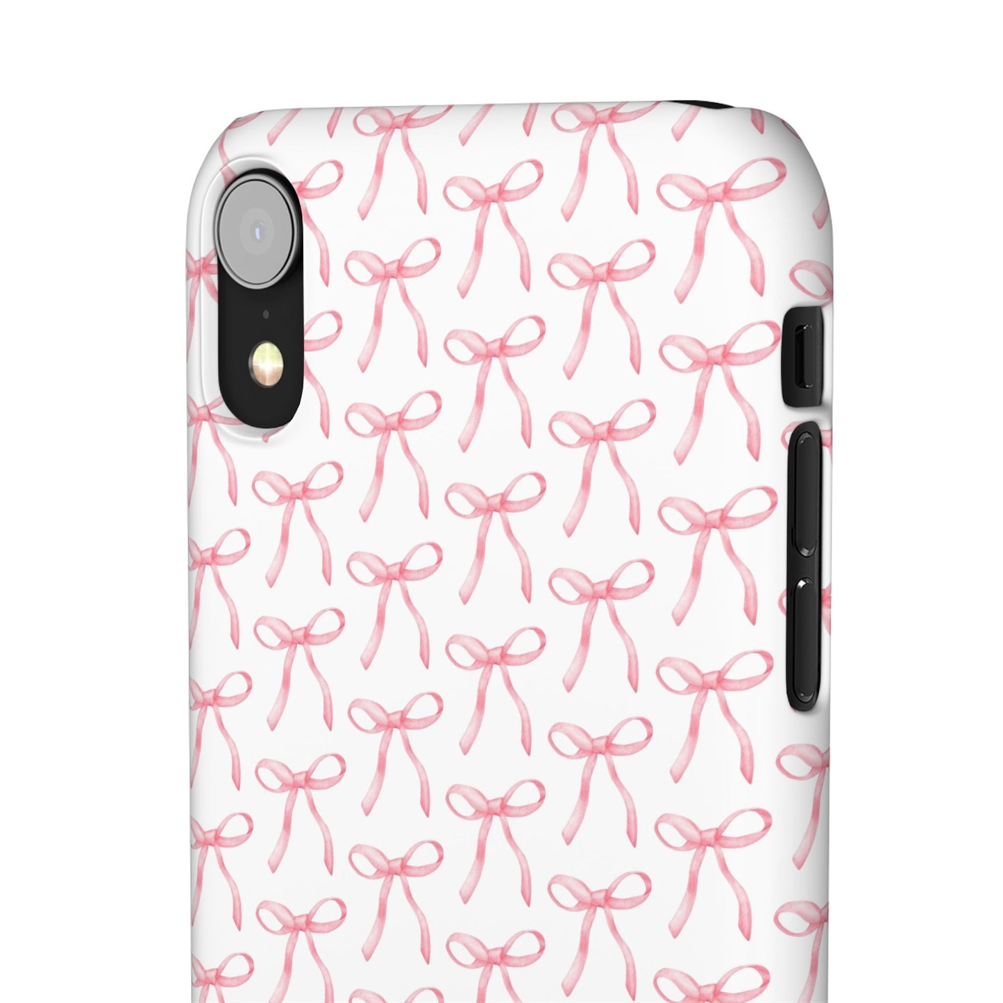 pink bow pattern phone case