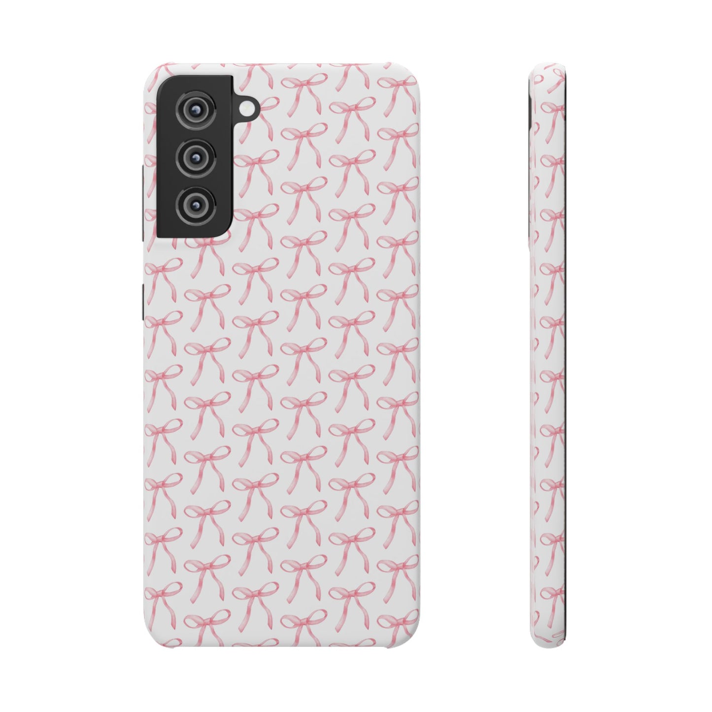 pink bow pattern phone case