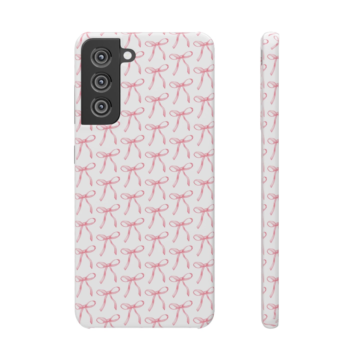 pink bow pattern phone case