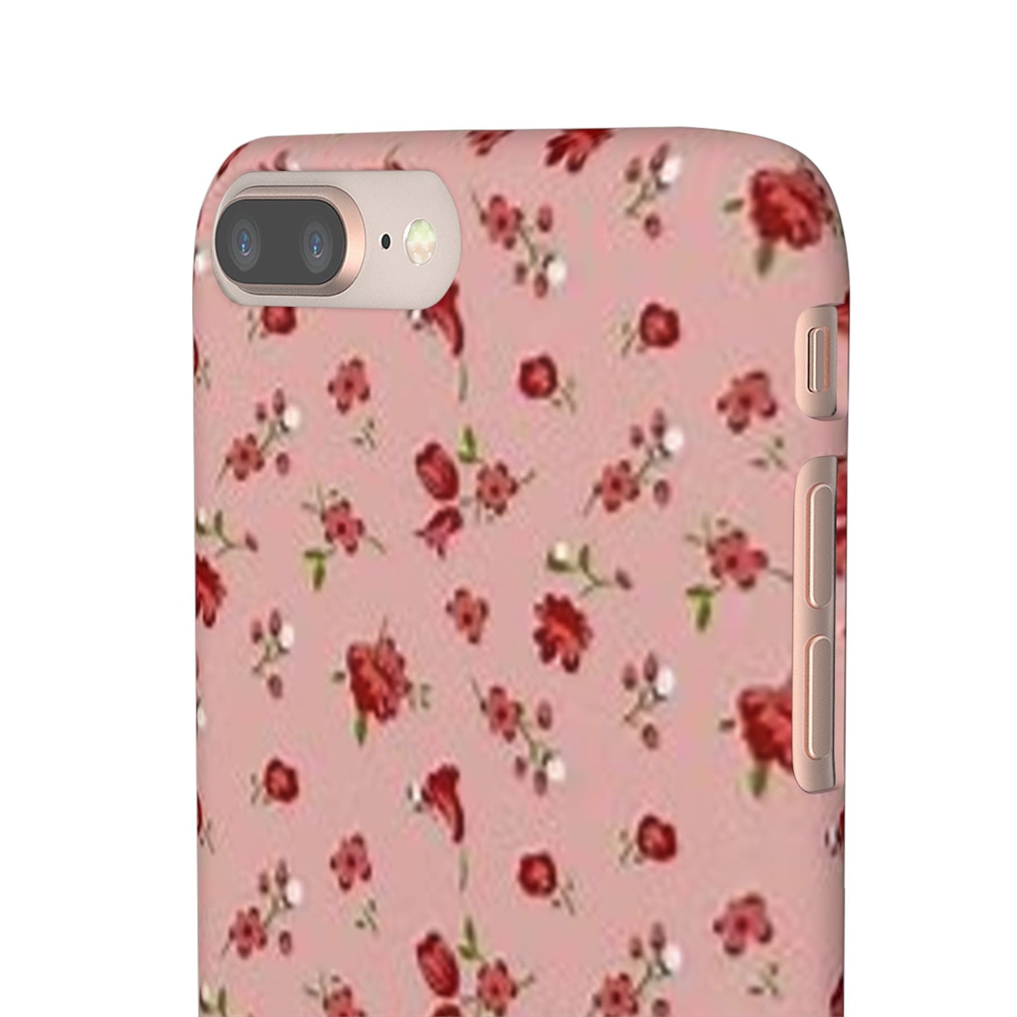 pink flower pattern phone case