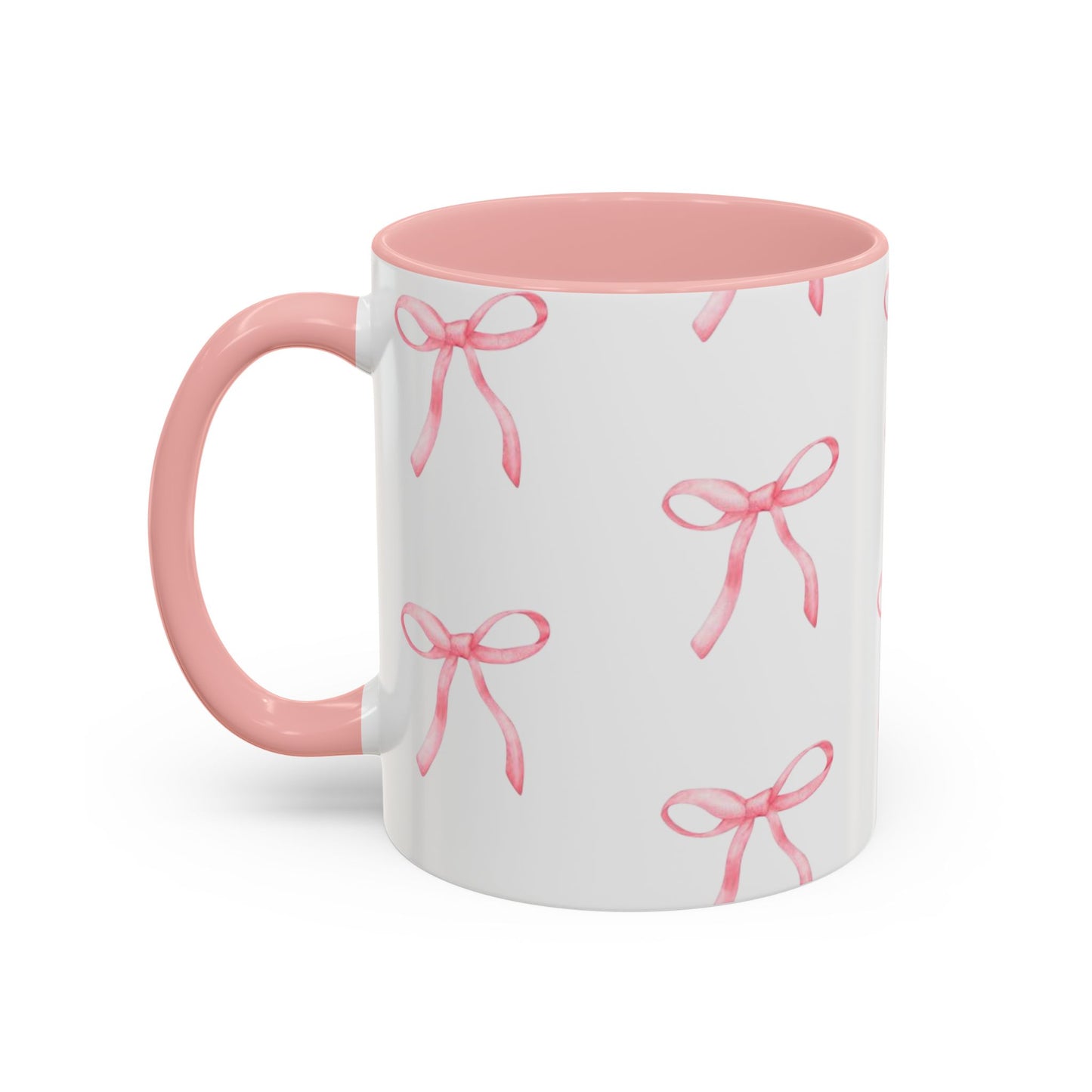 pink bow Accent Coffee Mug (11, 15oz)