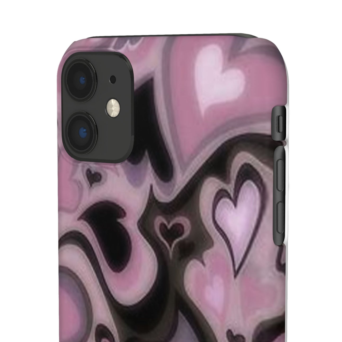 hearts pattern phone case