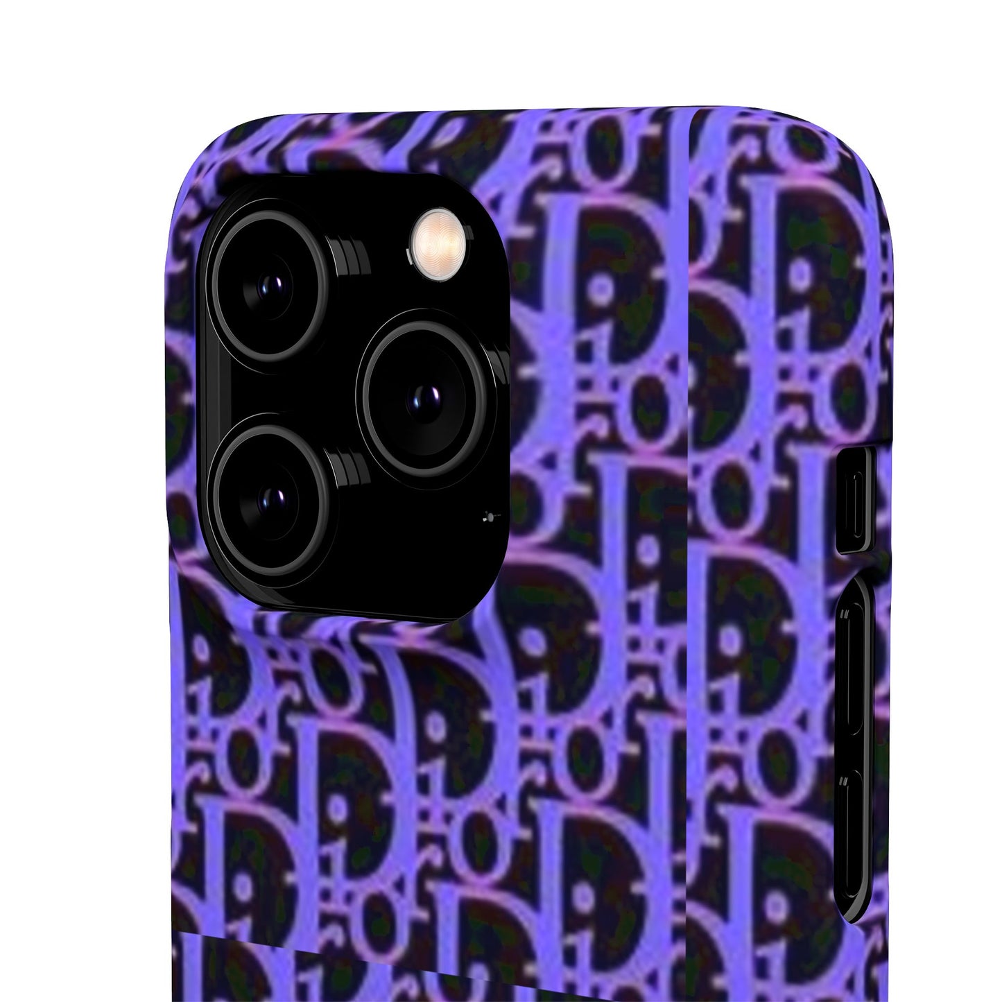 purple DIOR phone case