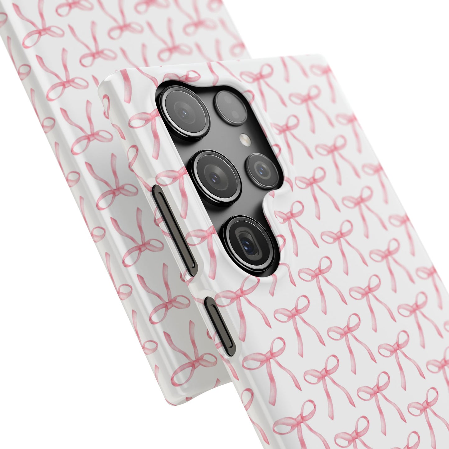 pink bow pattern phone case