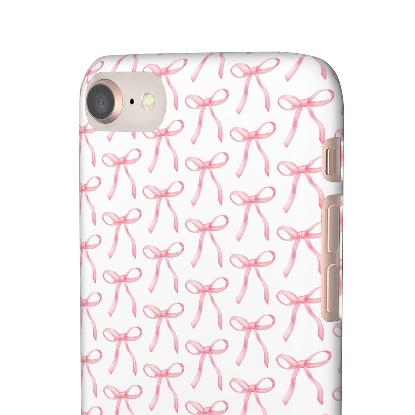 pink bow pattern phone case