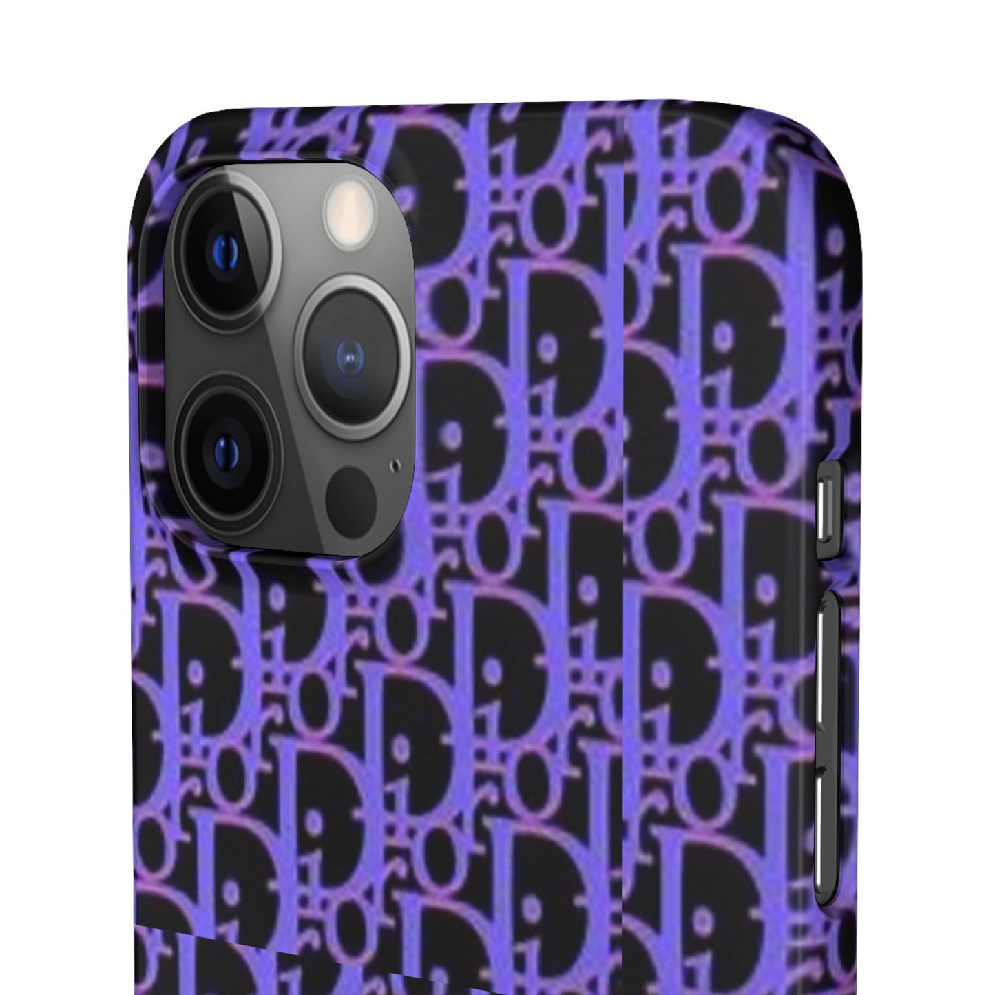 purple DIOR phone case